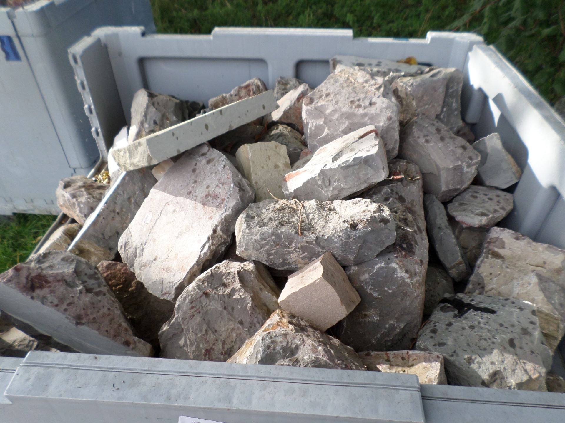 Pallet of building stone