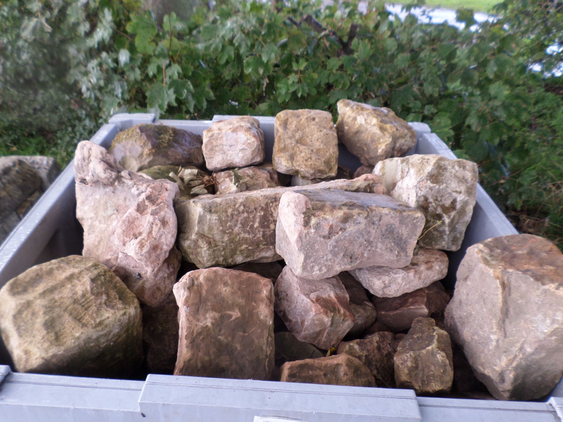 Pallet of building stone