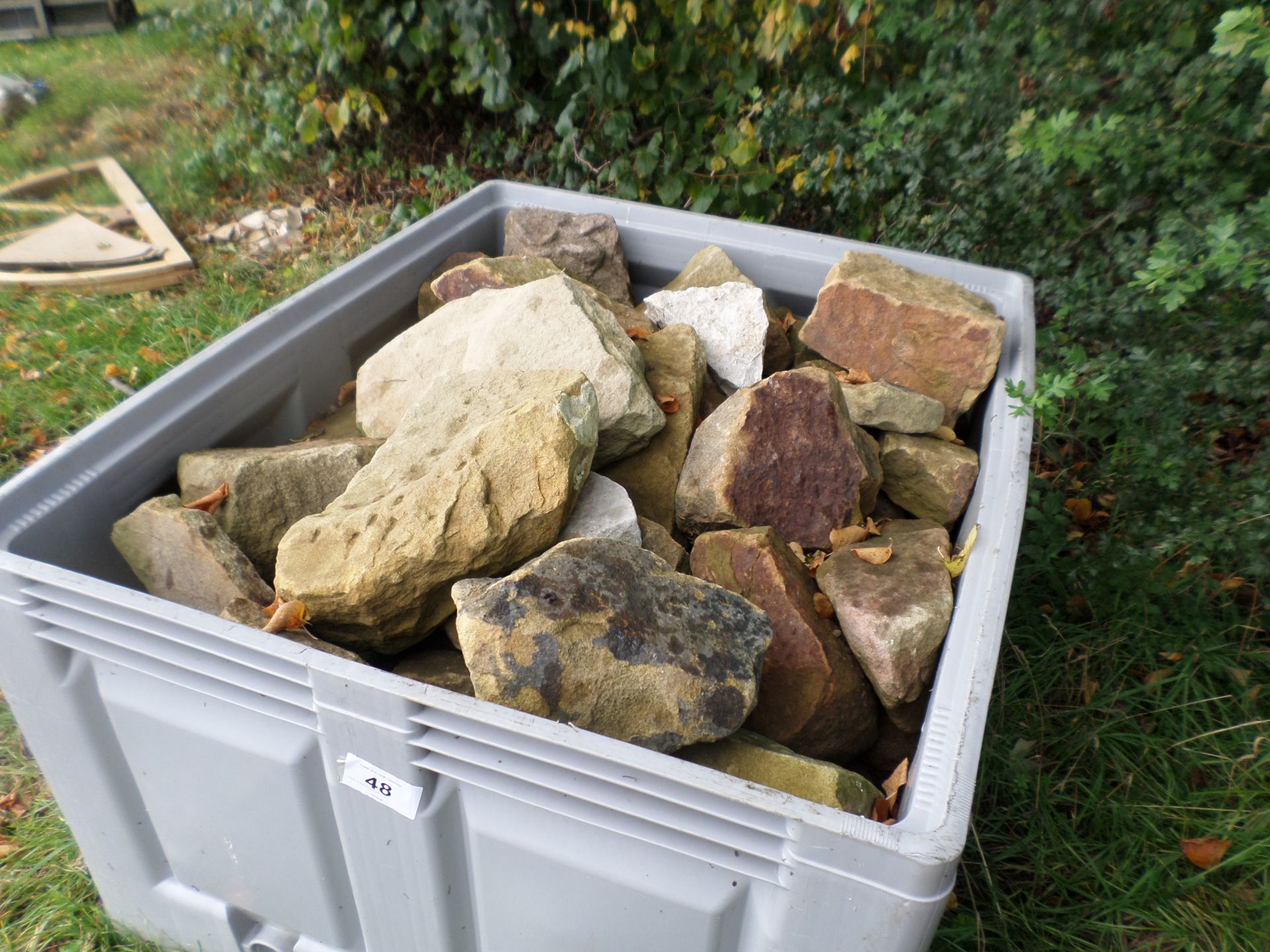 Pallet of building stone