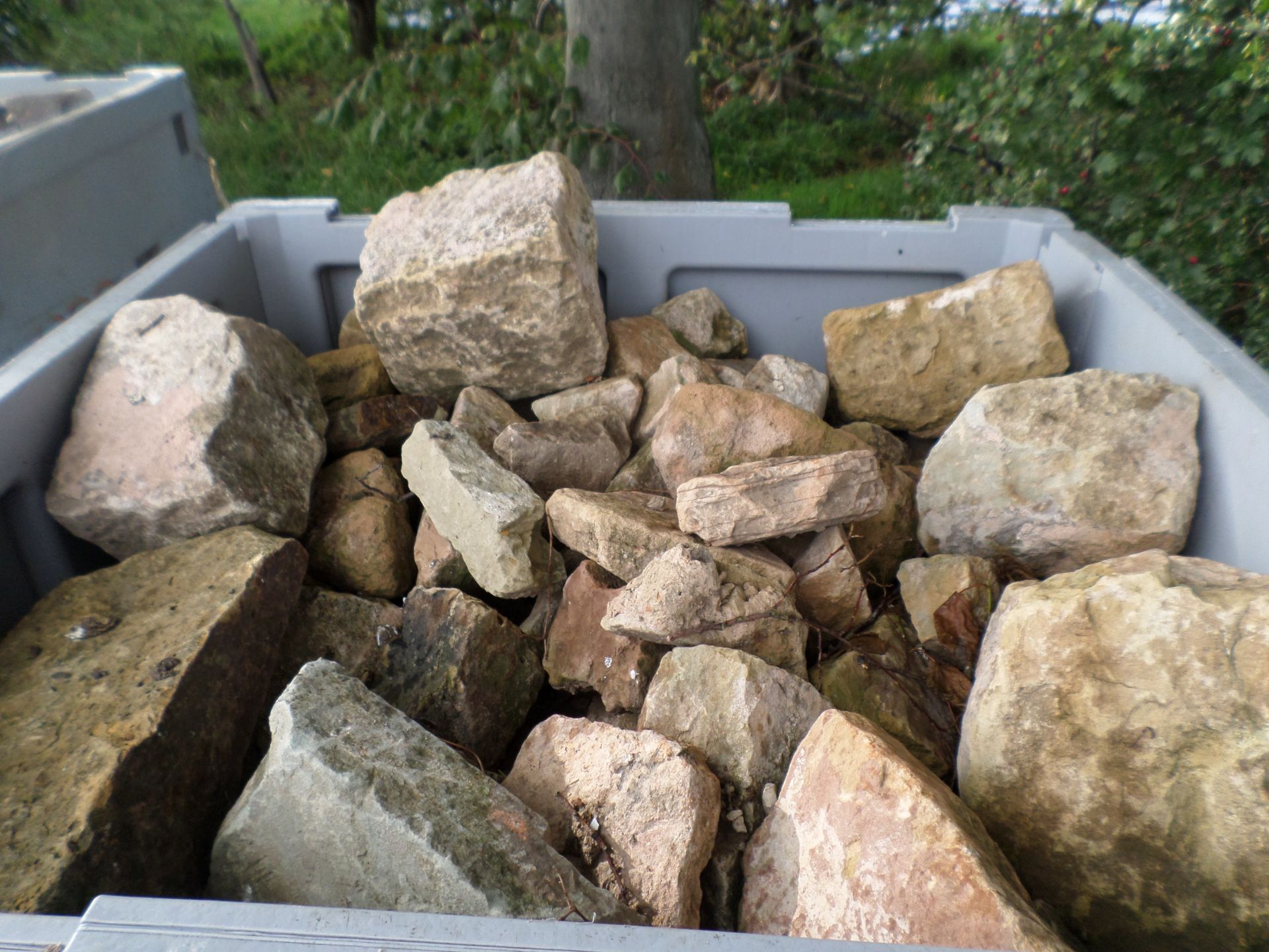 Pallet of building stone