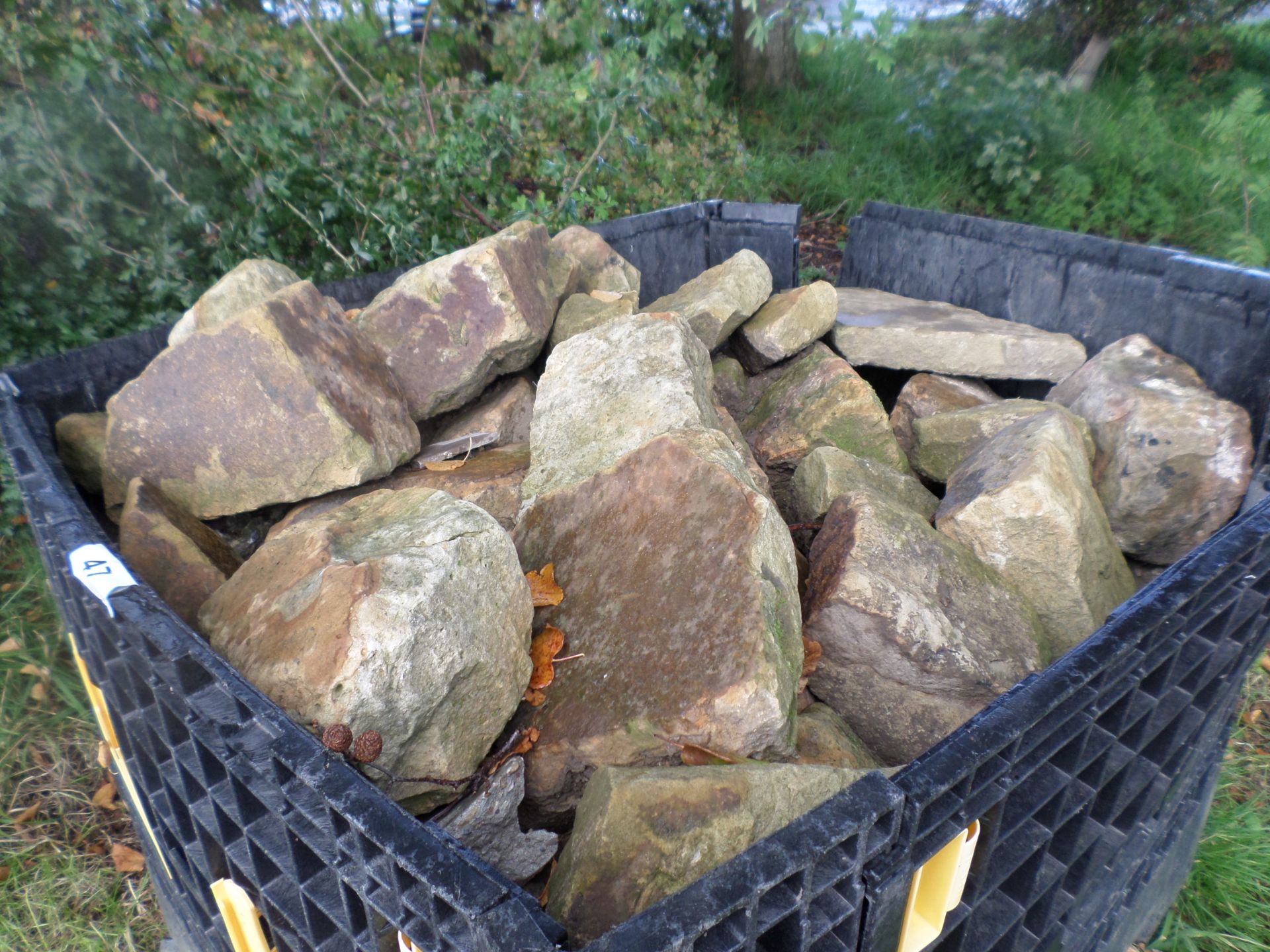 Pallet of building stone