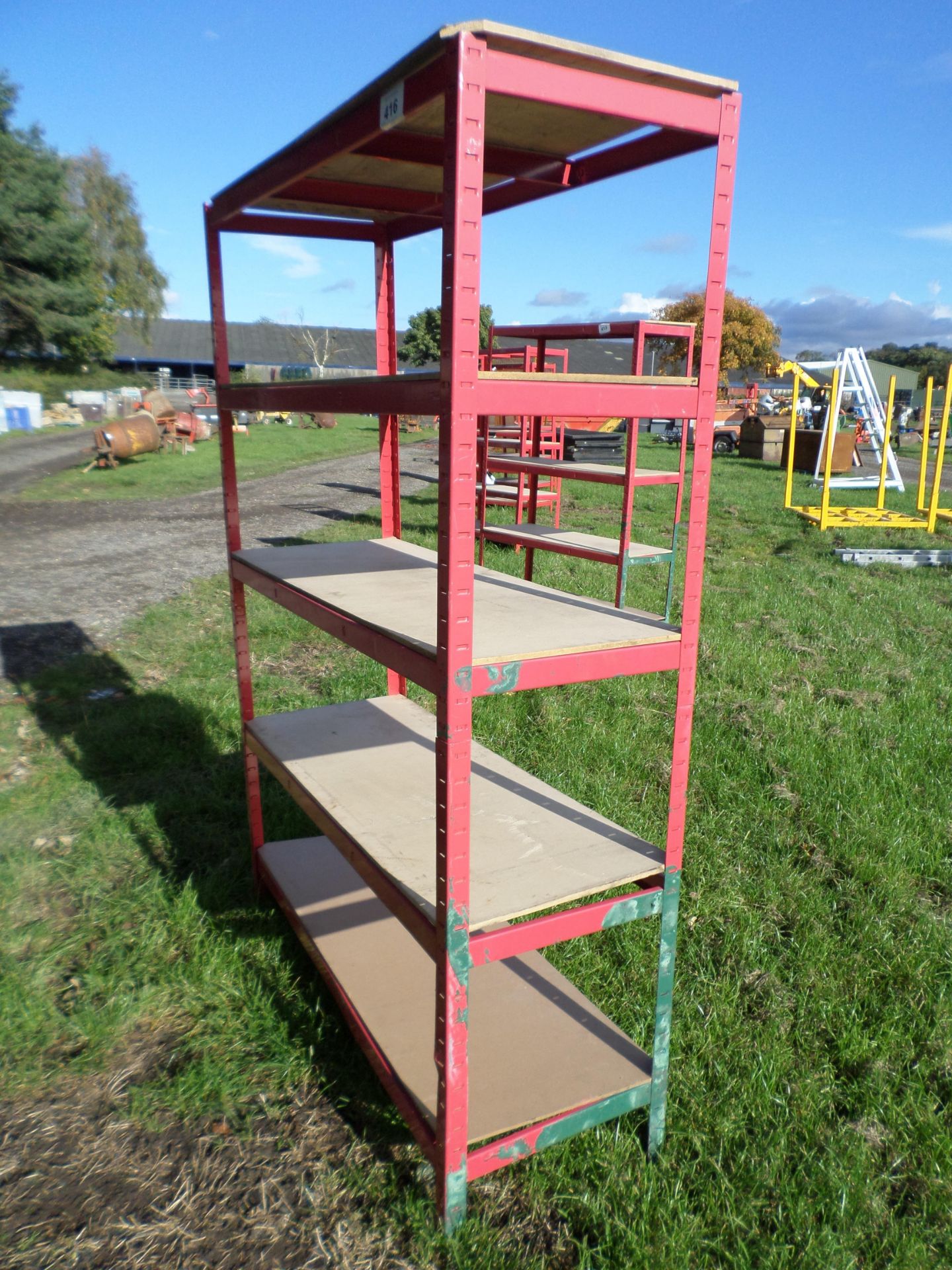 Steel rack NO VAT - Image 2 of 2