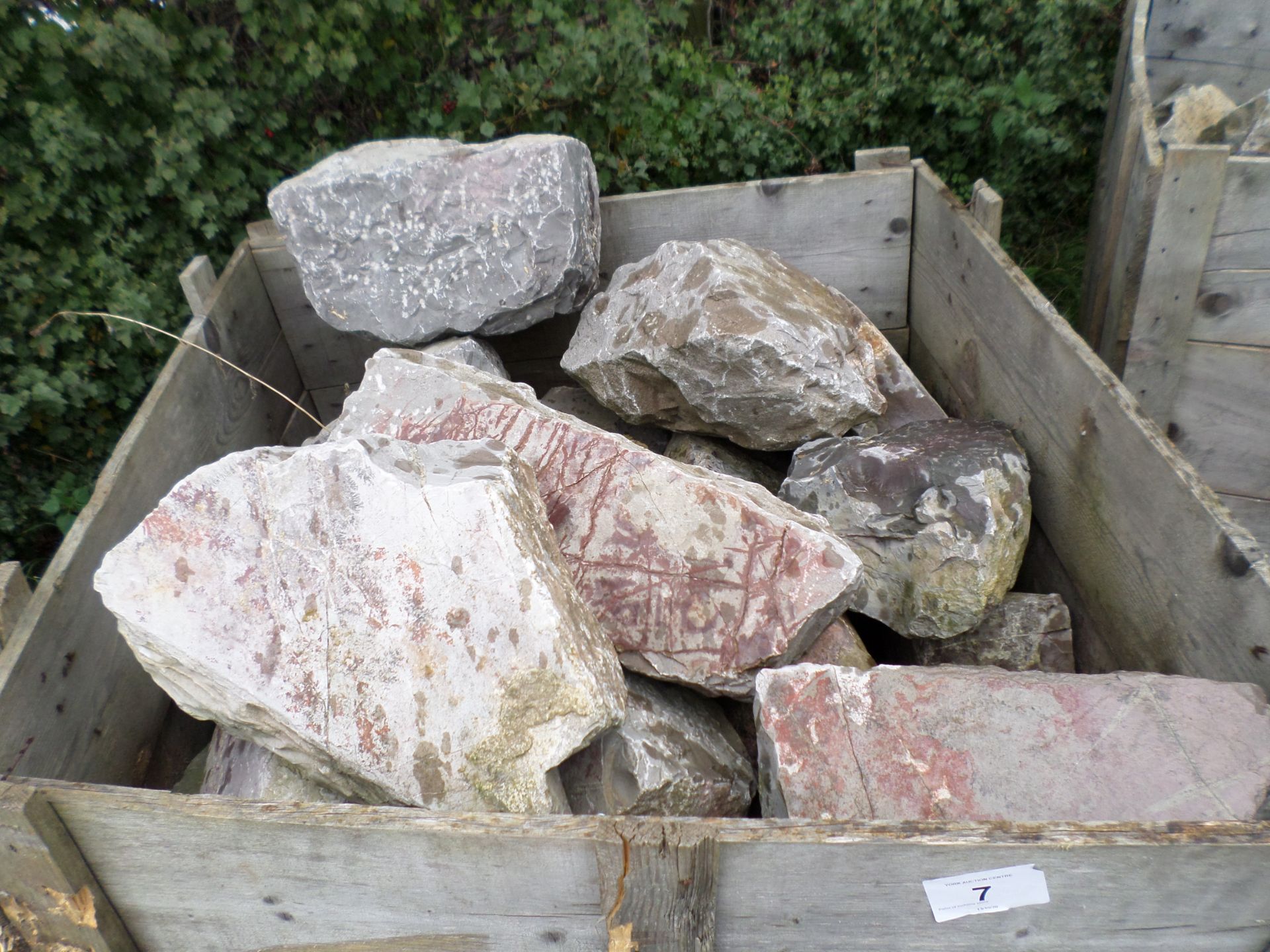 Pallet of building stone