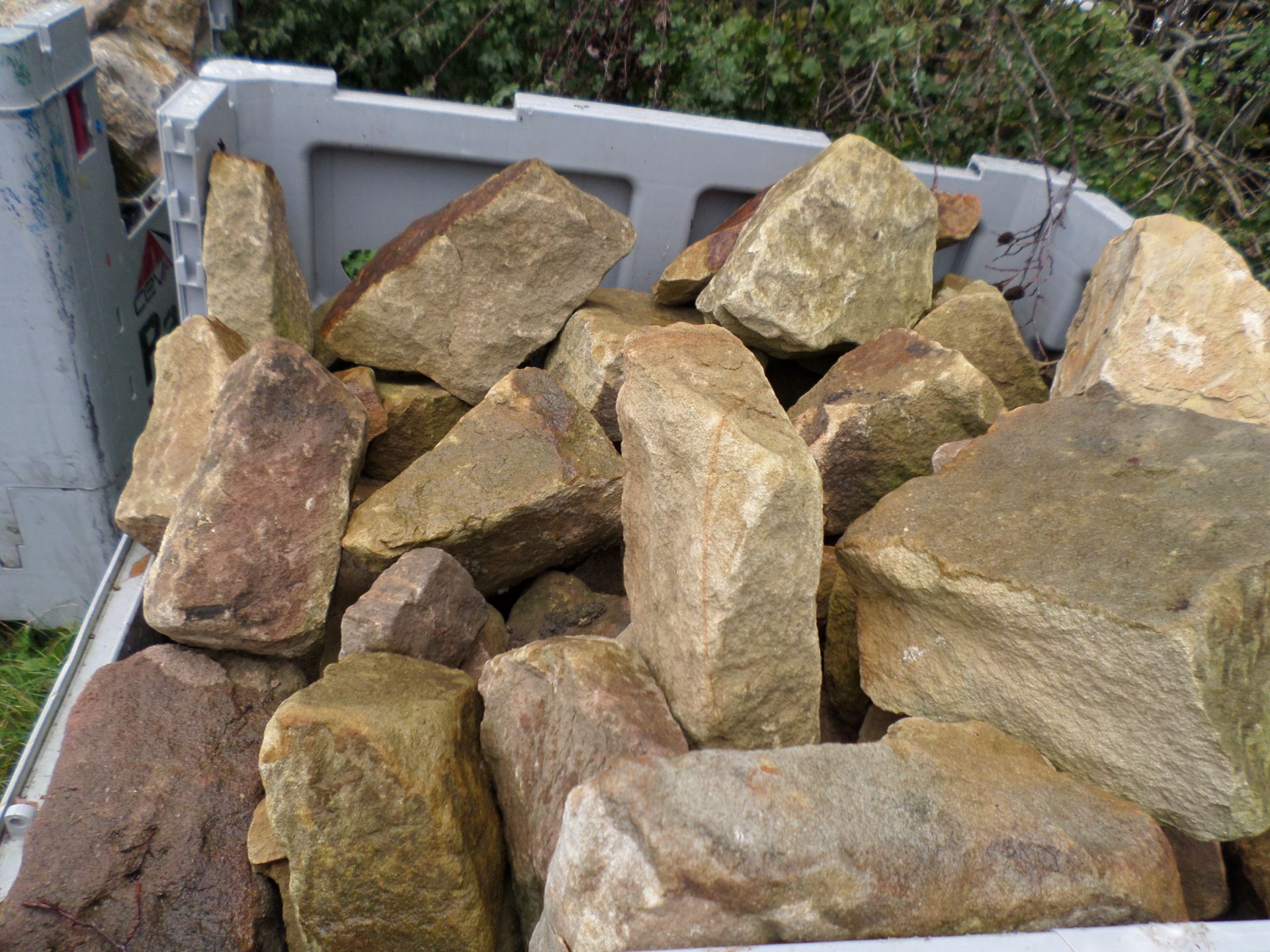 Pallet of building stone