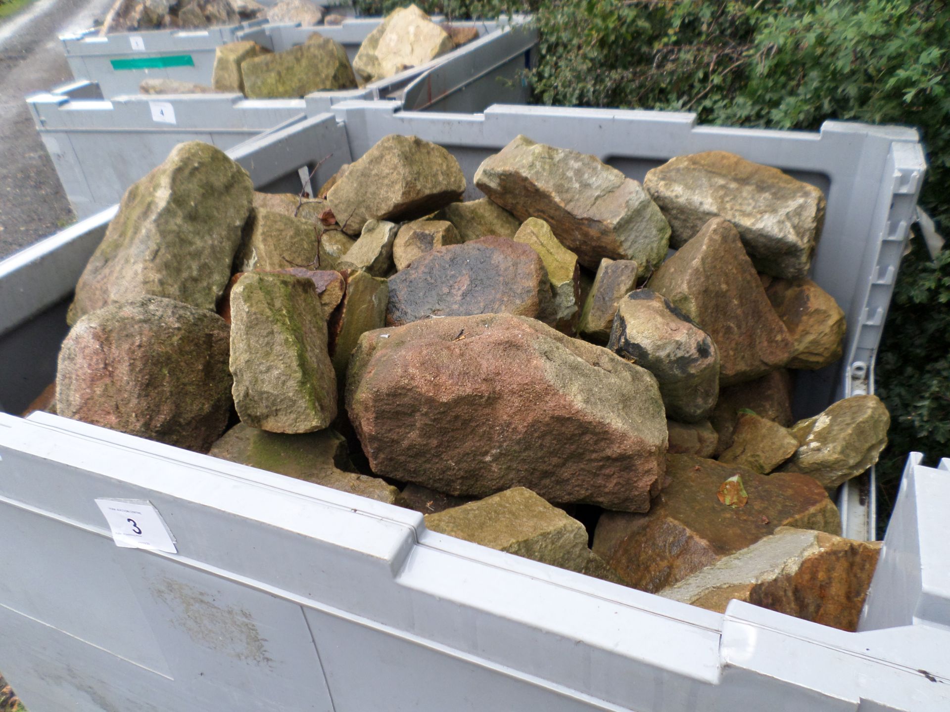 Pallet of building stone