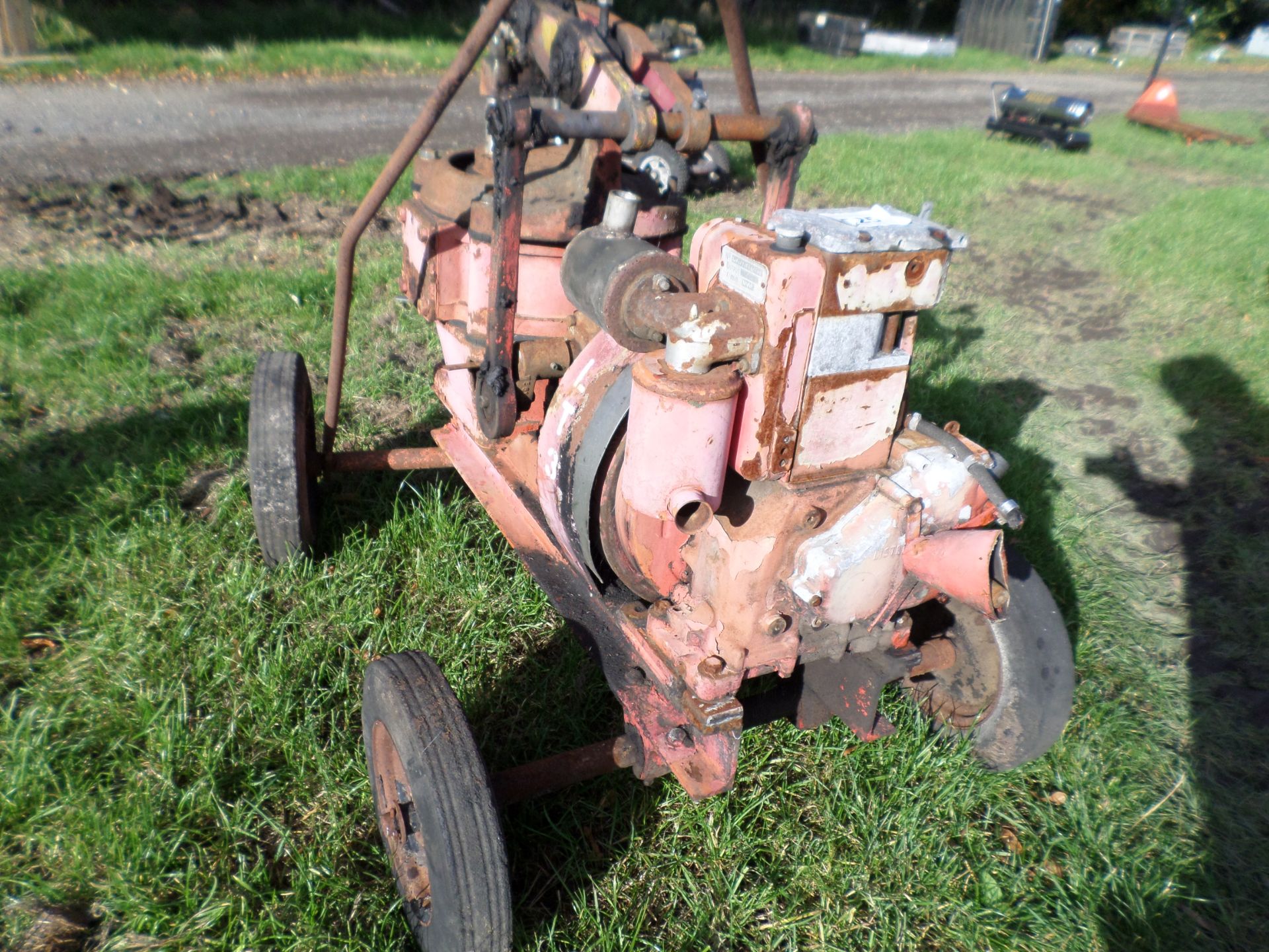 Wickham Lister diesel pump Lister 1 cylinder diesel engine LT3, sold as seen NO VAT