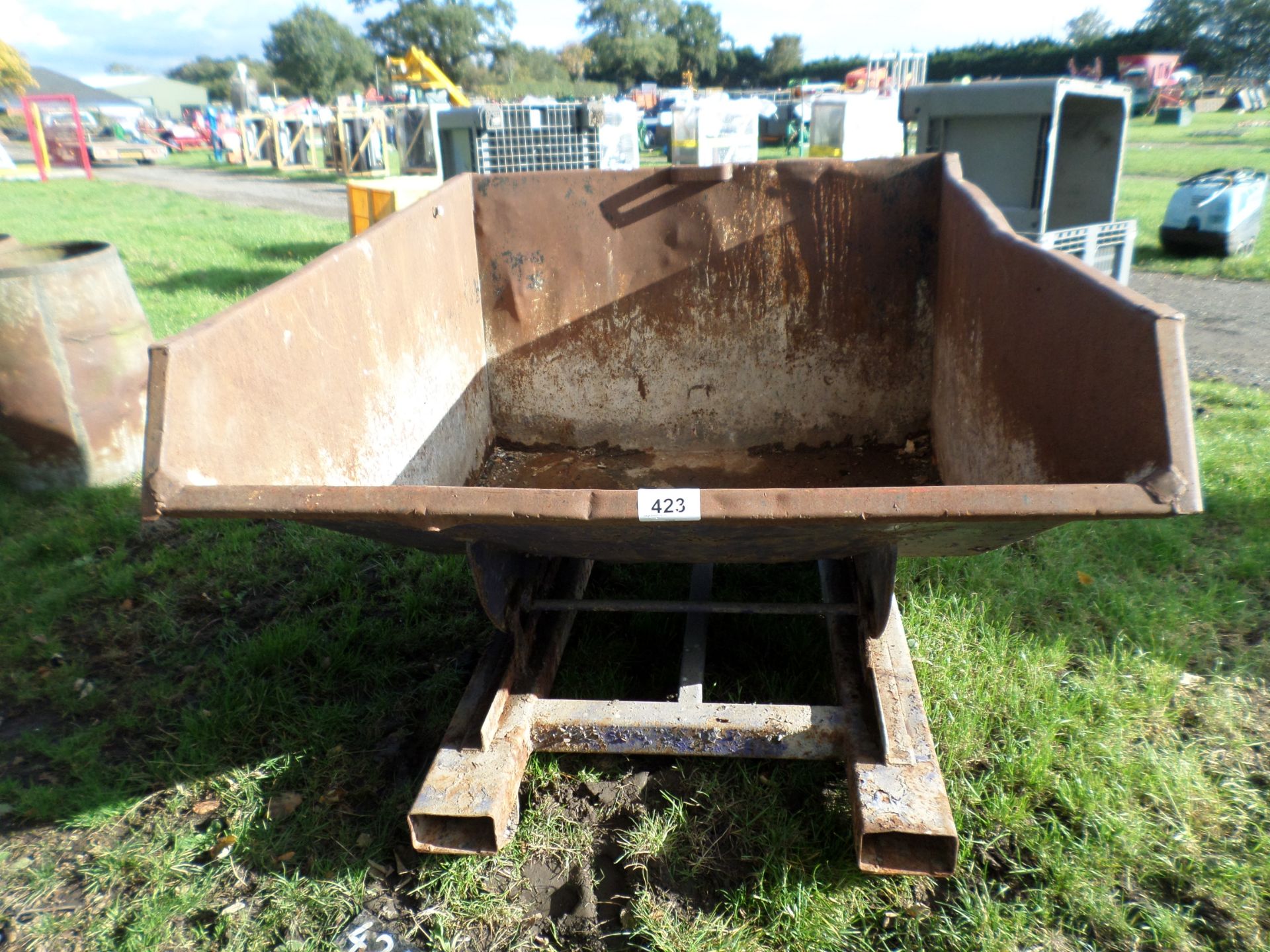 Large forklift tip bin NO VAT