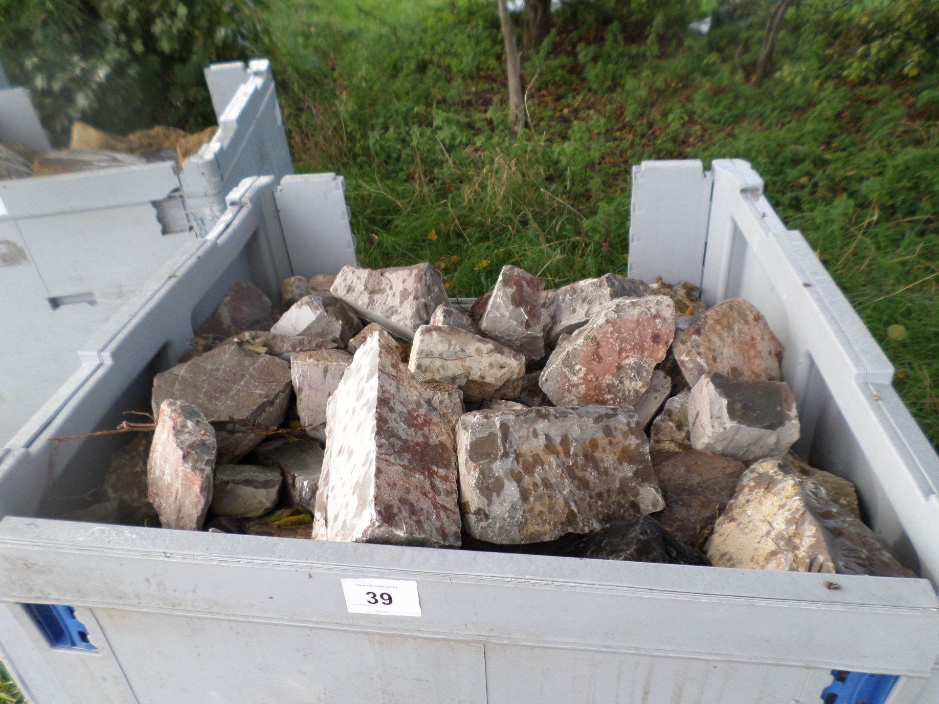 Pallet of building stone