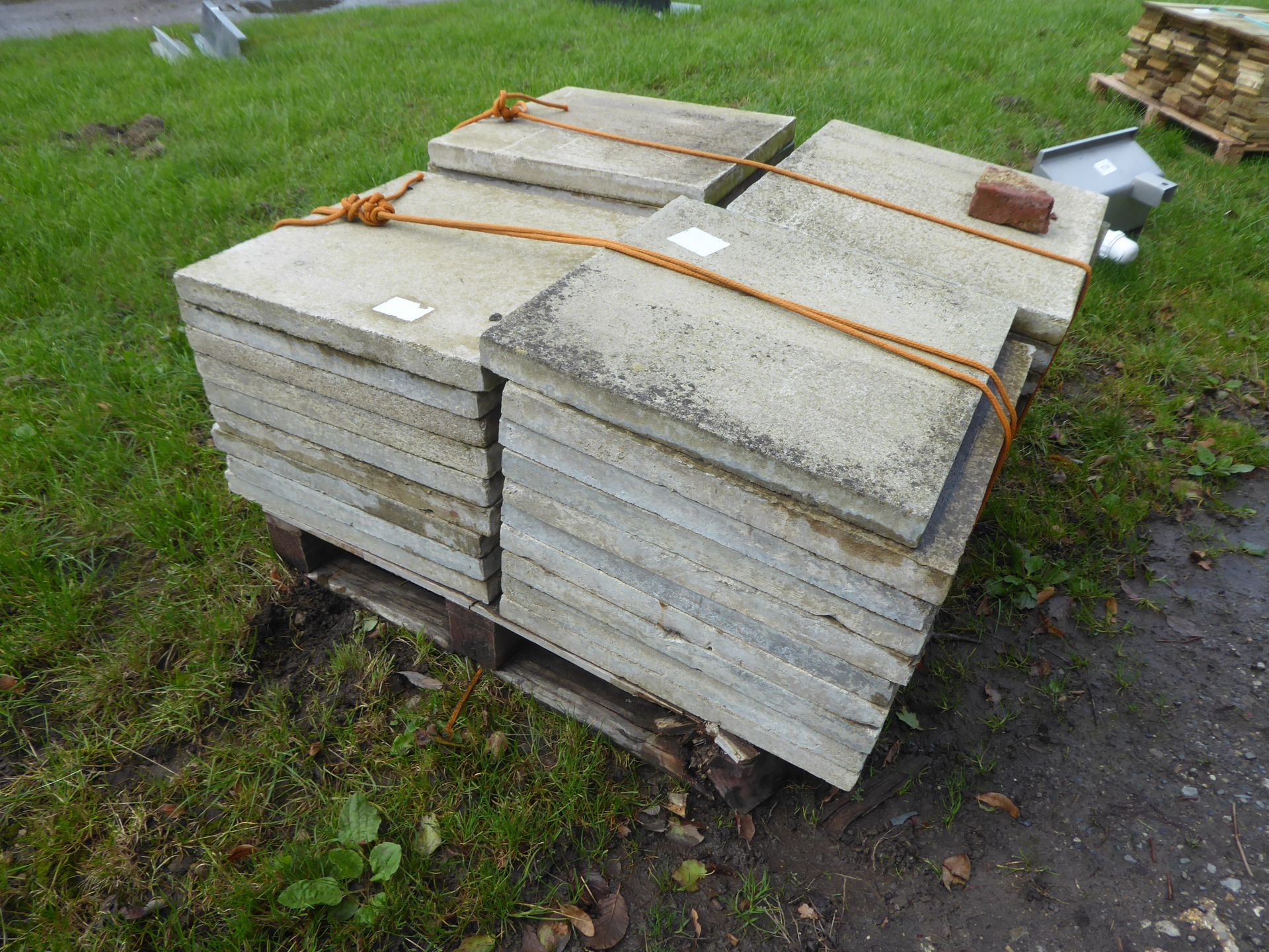 40 x 2ft square paving slabs