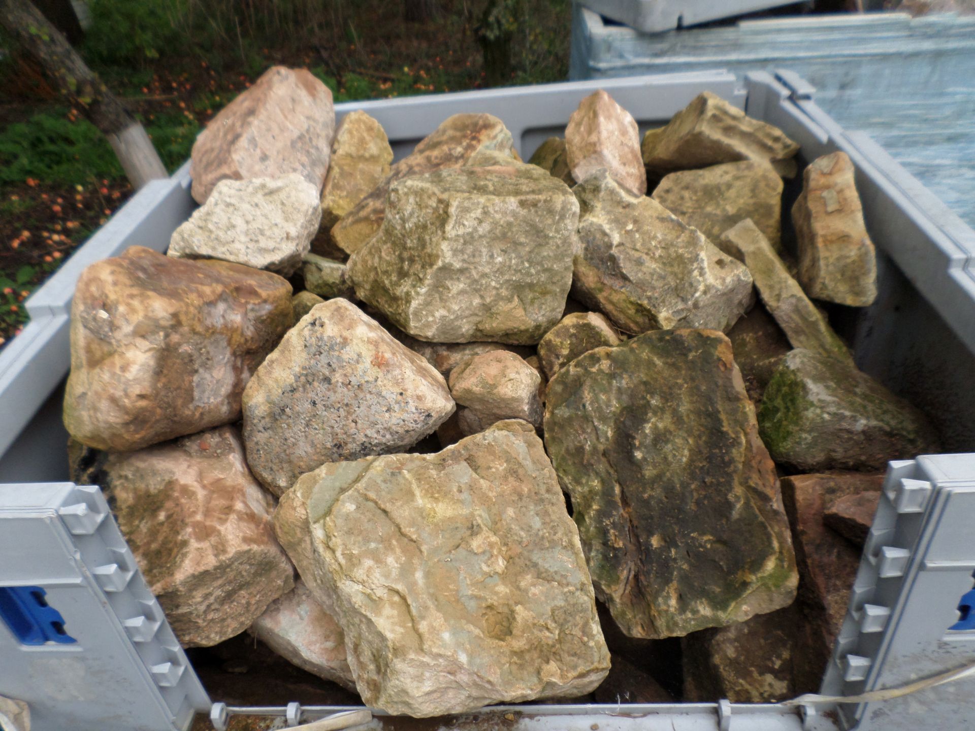 Pallet of building stone