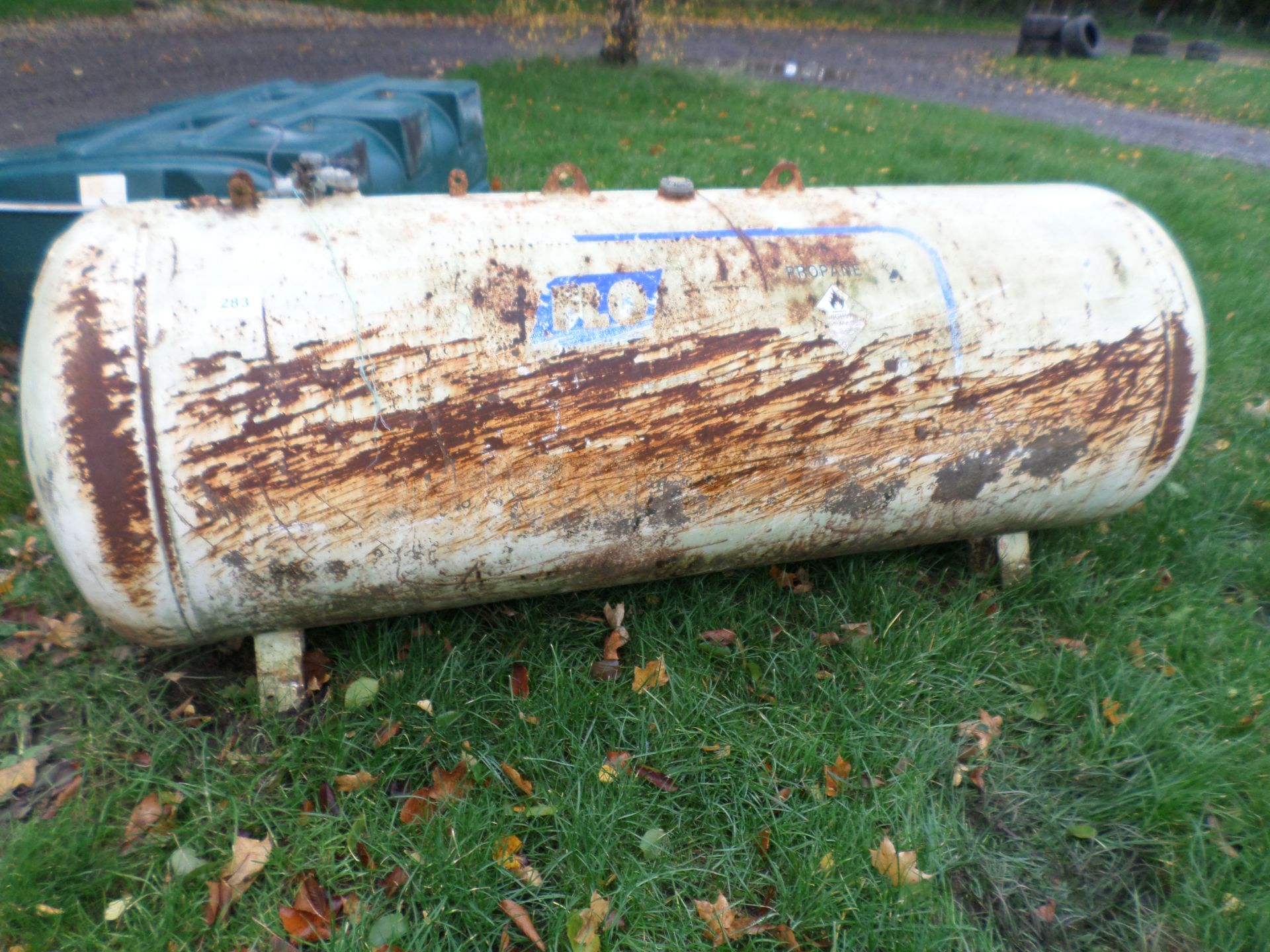 Propane gas tank, used NO VAT