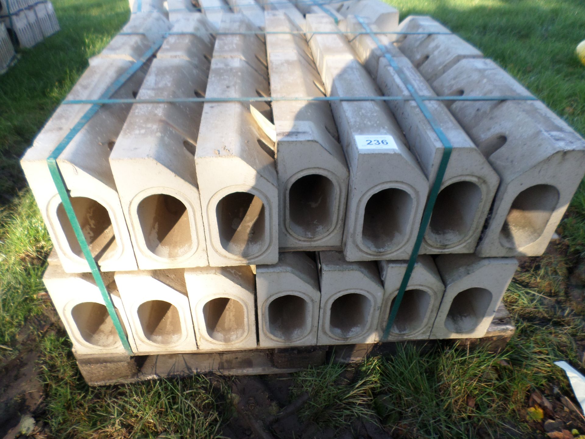 4 pallets - 14m new unused drainage kerbs - Image 2 of 3