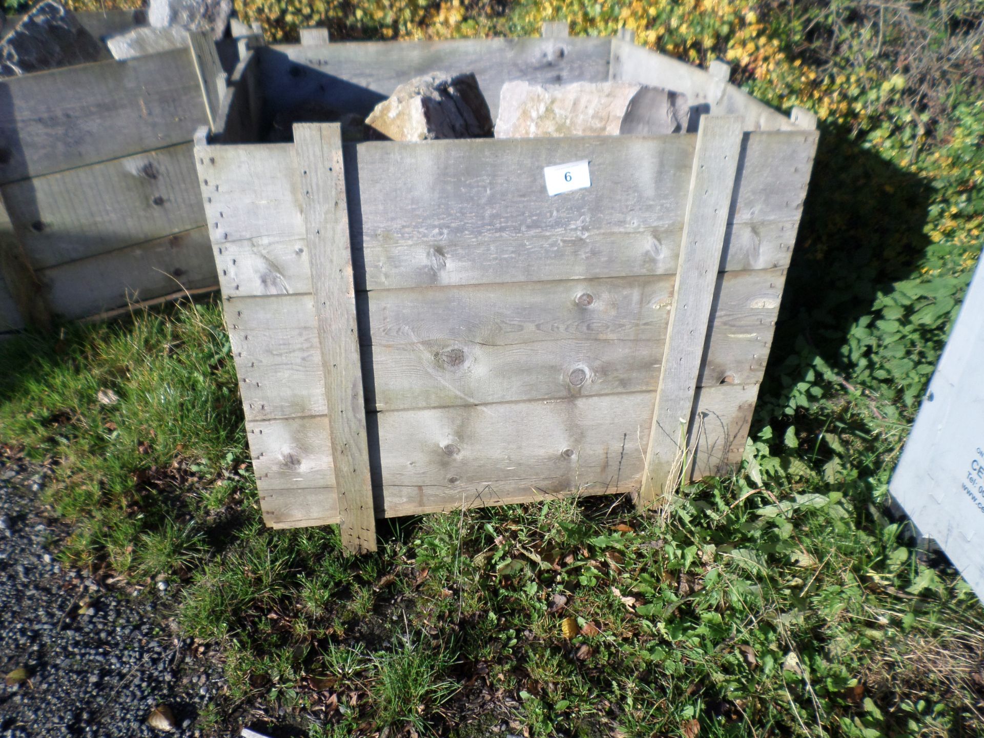 Pallet of building stone