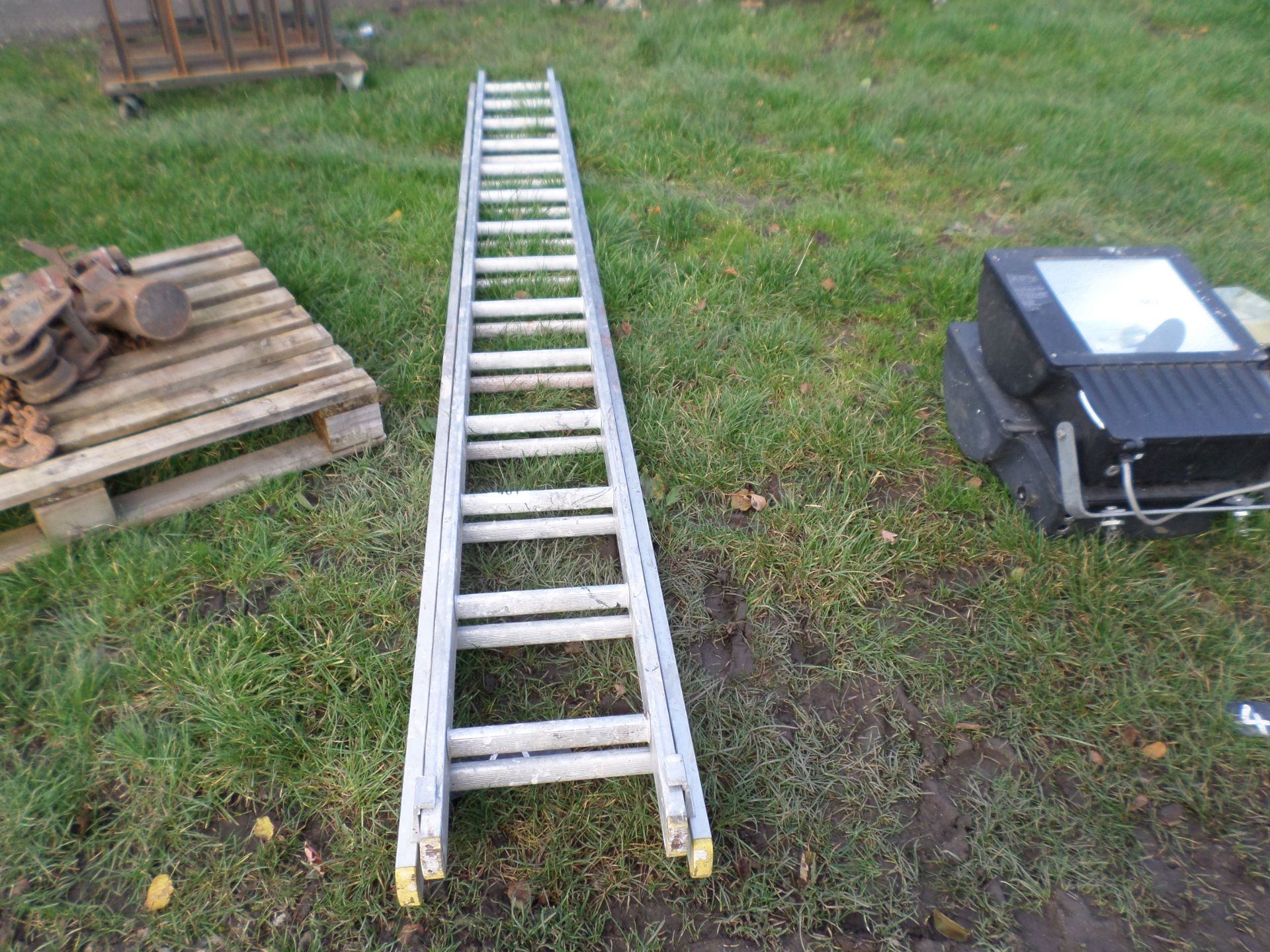 Aluminium 2 stage ladder NO VAT