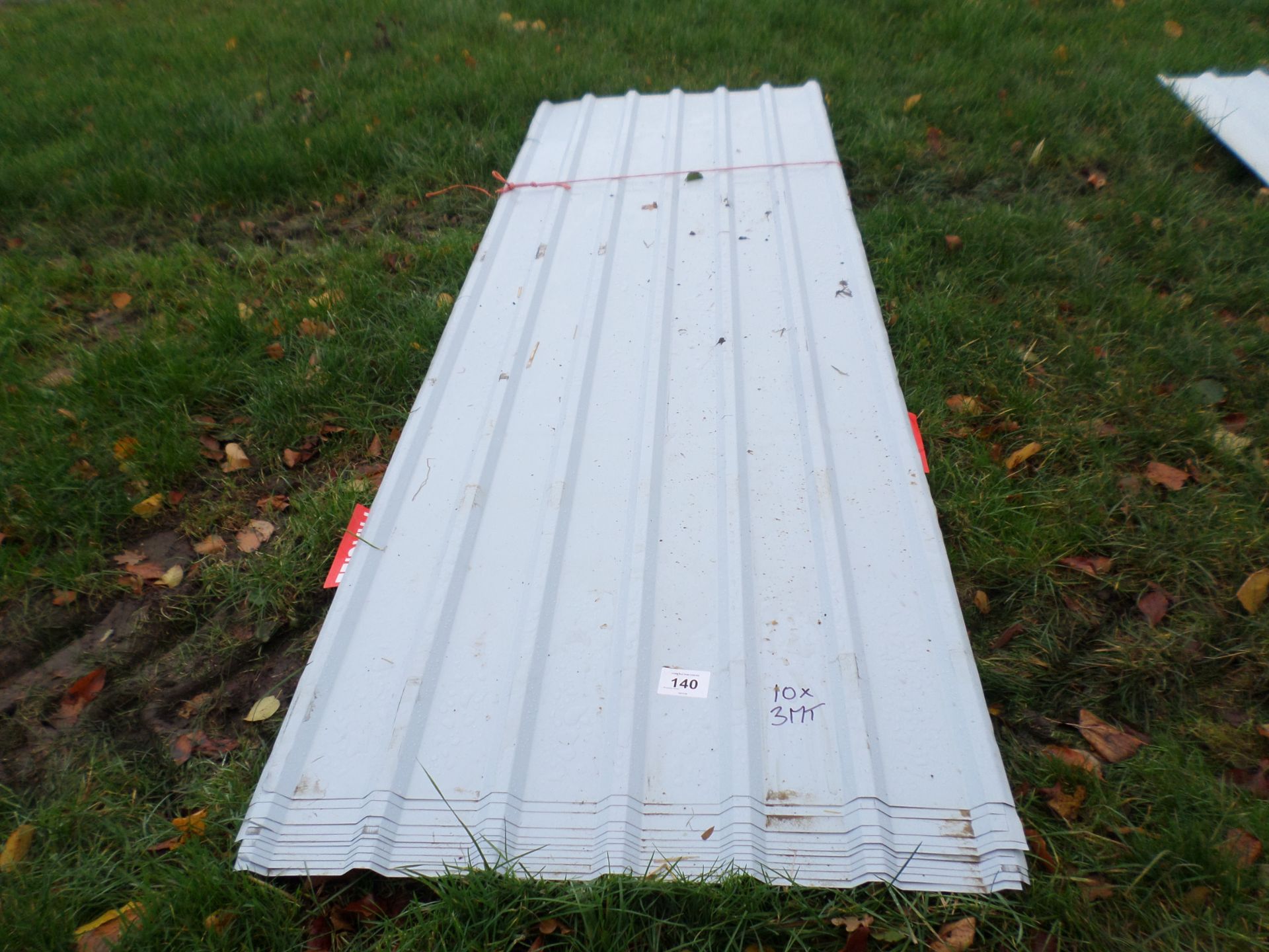 10 roofing sheets, 3m, NO VAT