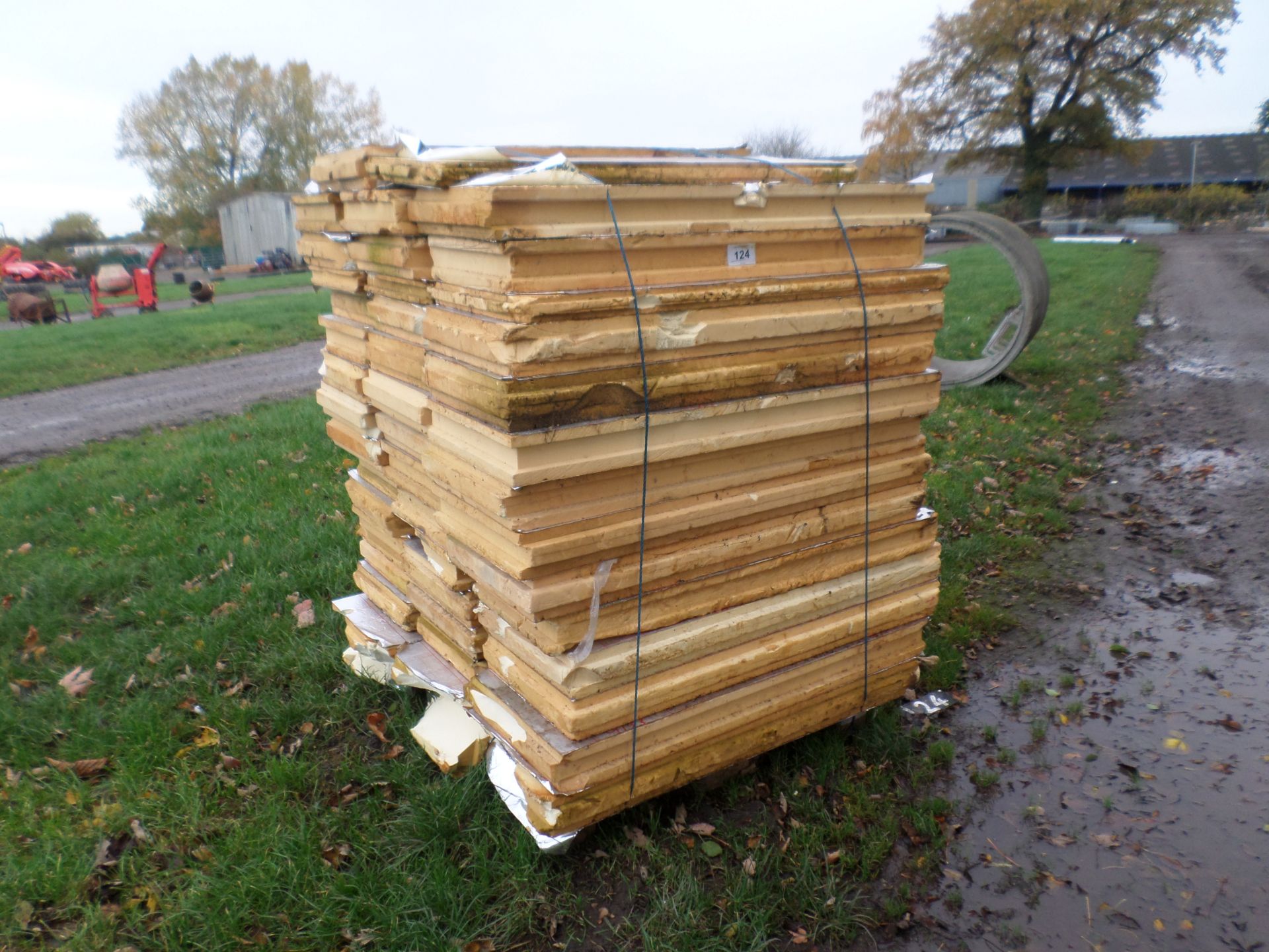 3 pallets of insulation sheets