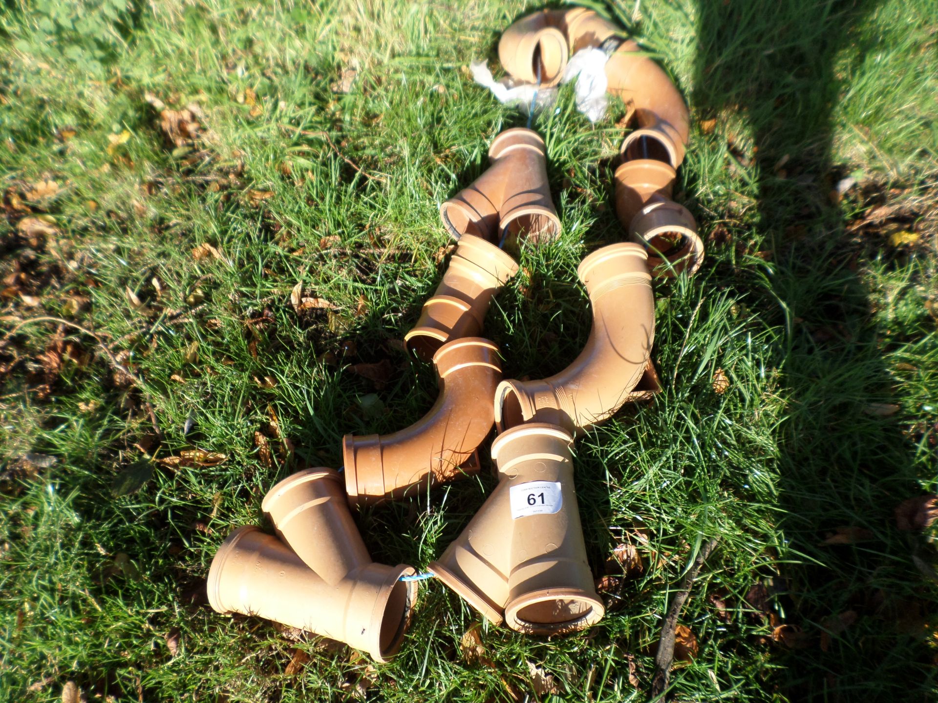 Quantity of 4" mixed drainage fittings NO VAT