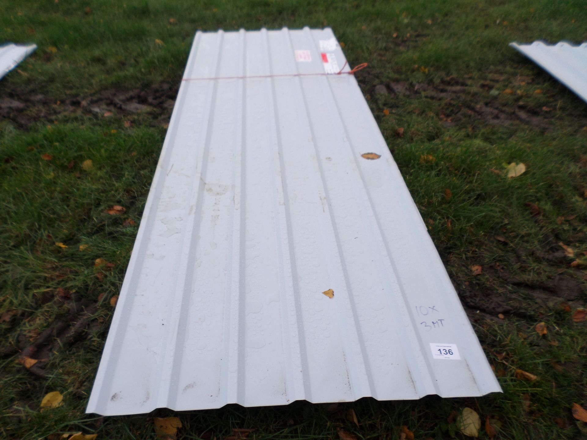 10 roofing sheets, 3m, NO VAT