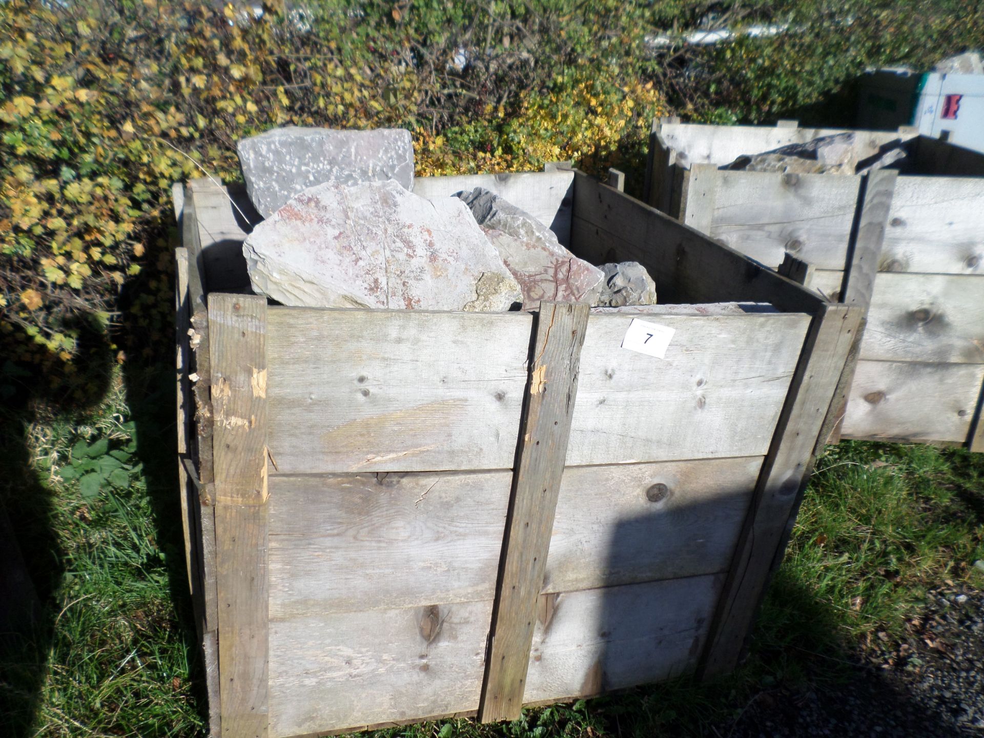 Pallet of building stone