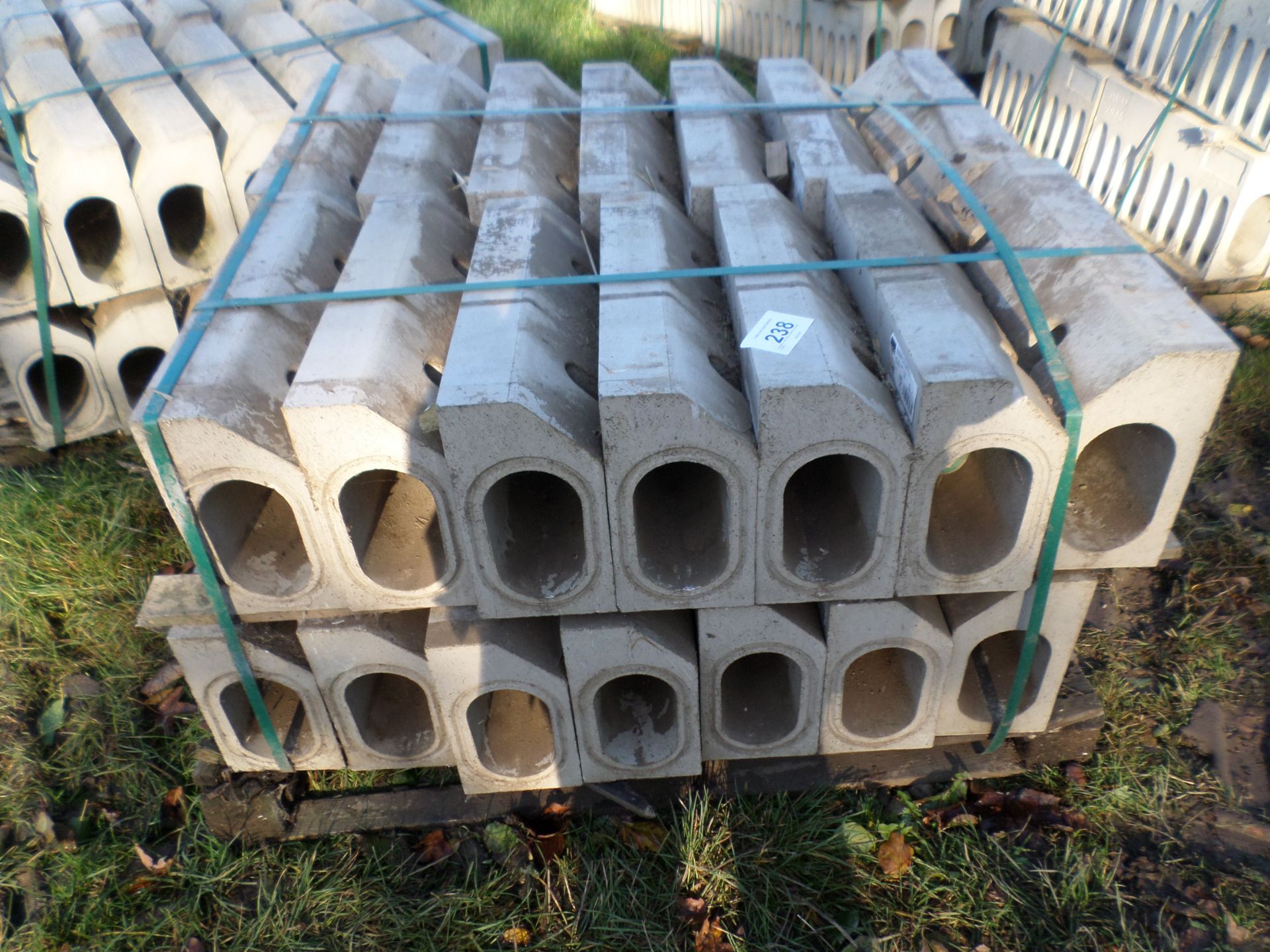 4 pallets - 14m new unused drainage kerbs - Image 2 of 2