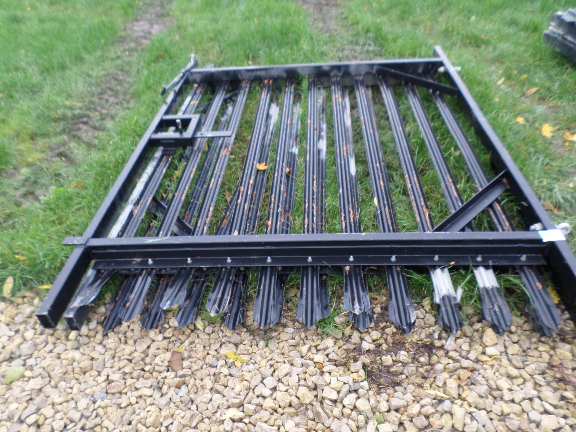 Steel security gates, no posts NO VAT