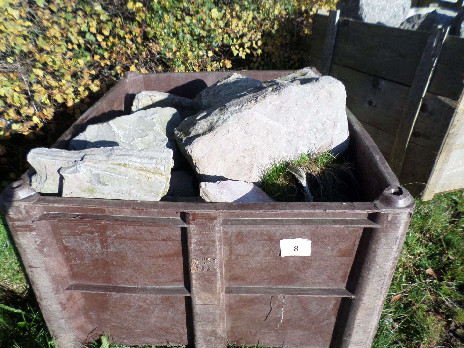 Pallet of building stone