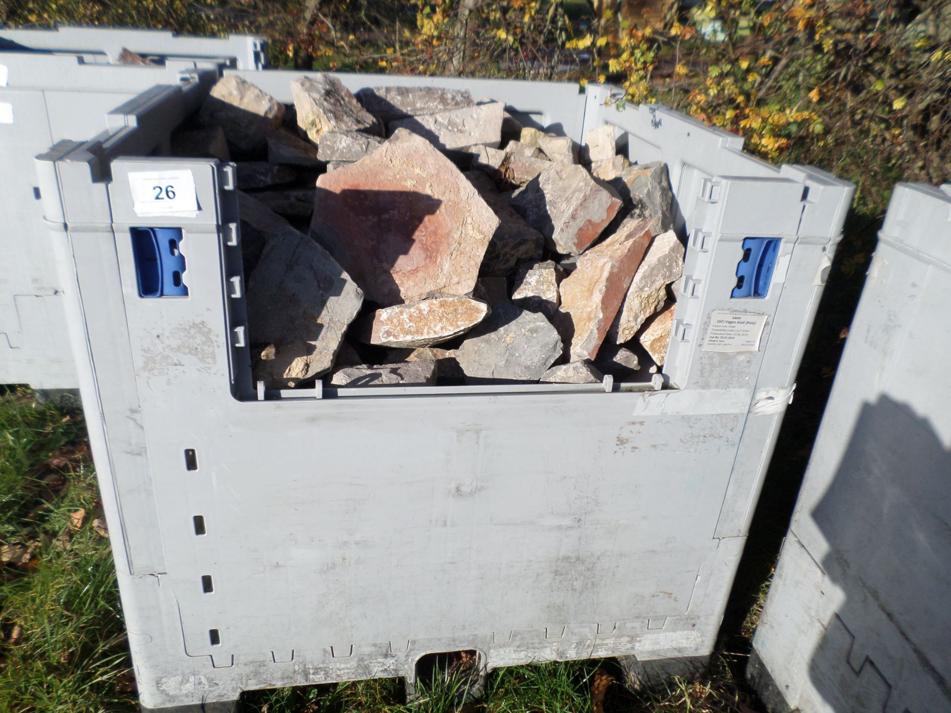 Pallet of building stone