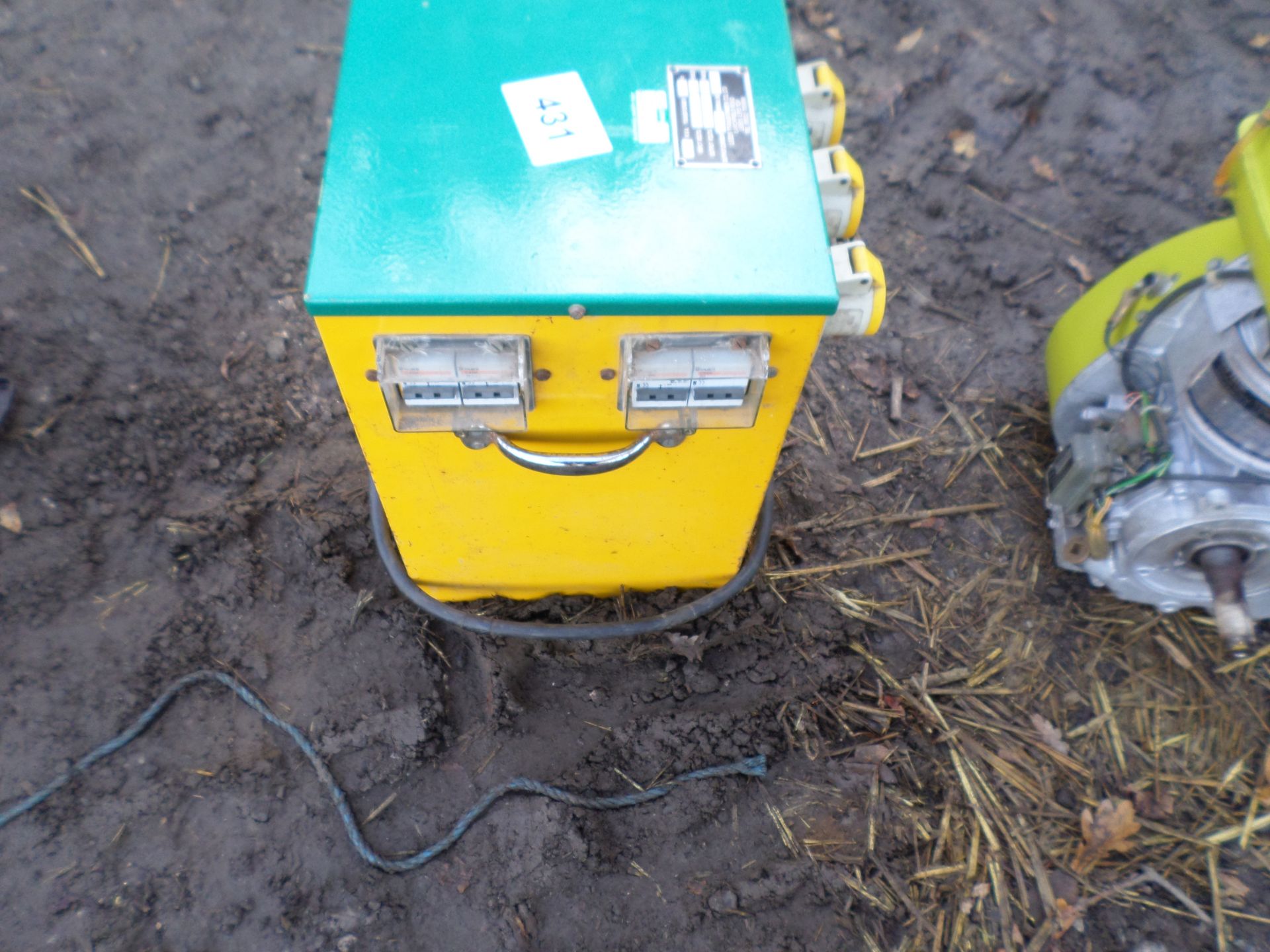 110v site transformer, wo and PAT tested NO VAT