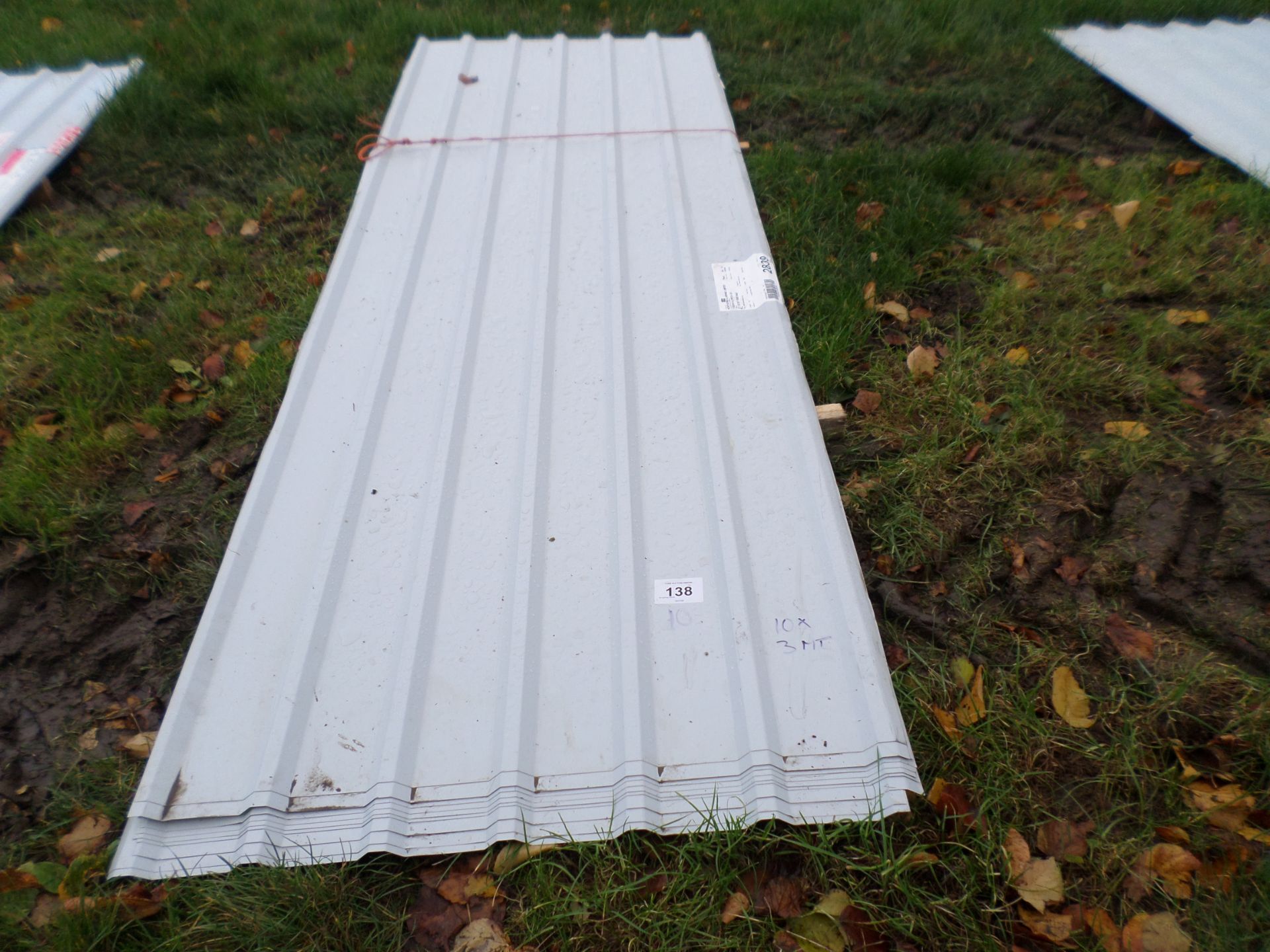 10 roofing sheets, 3m, NO VAT