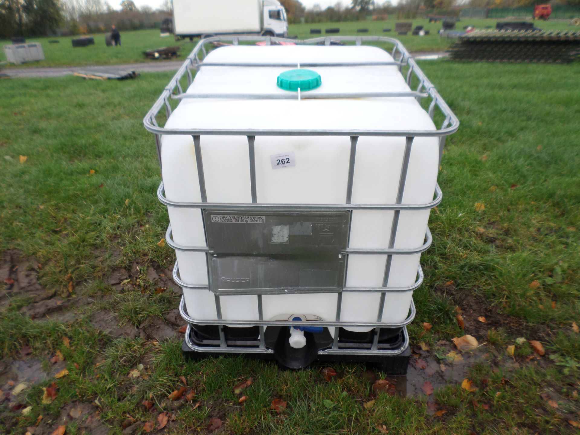 Steam cleaned IBC tank NO VAT