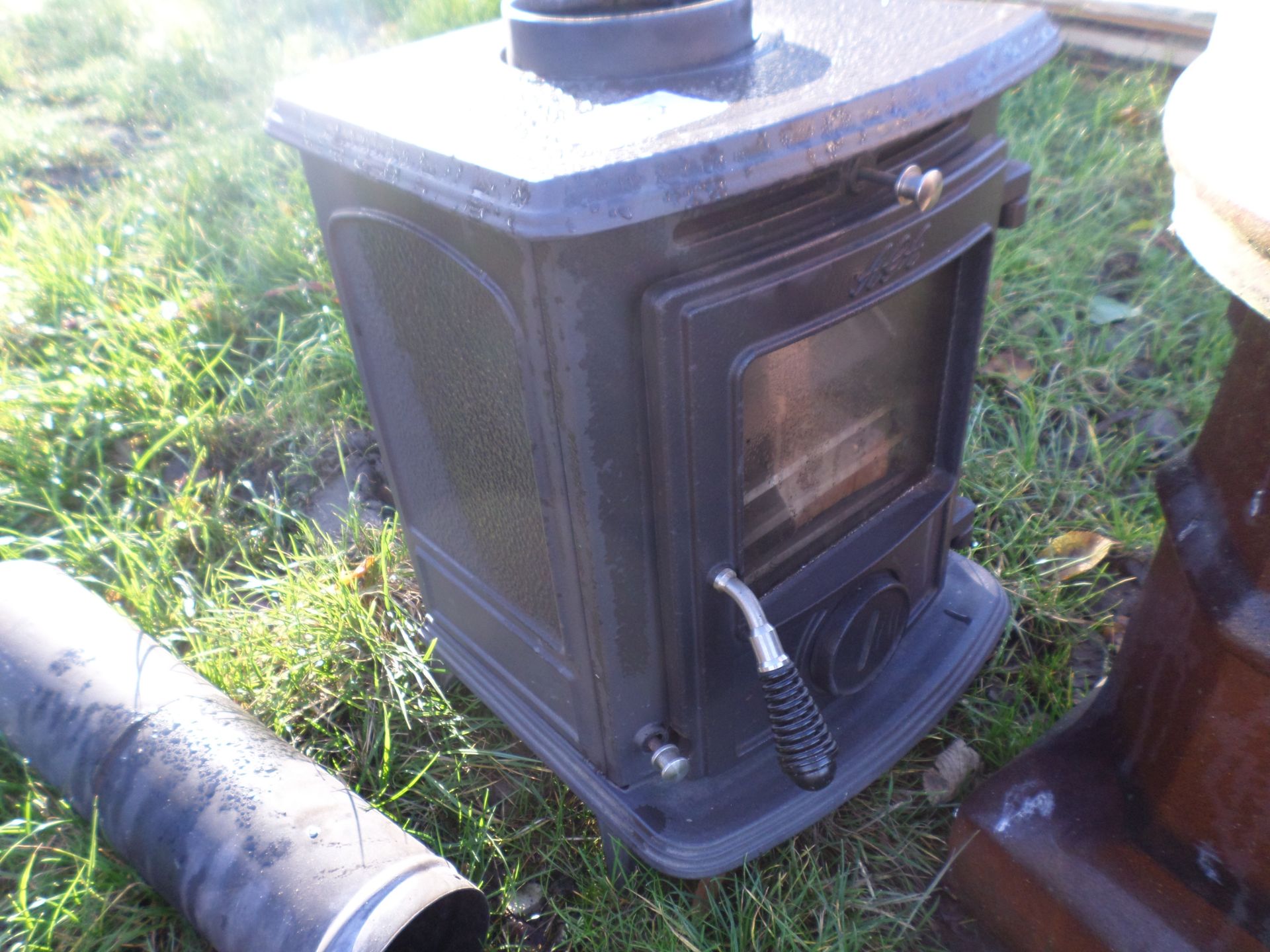 AGA Little Wenlock solid fuel stove, little used, still with paperwork NO VAT