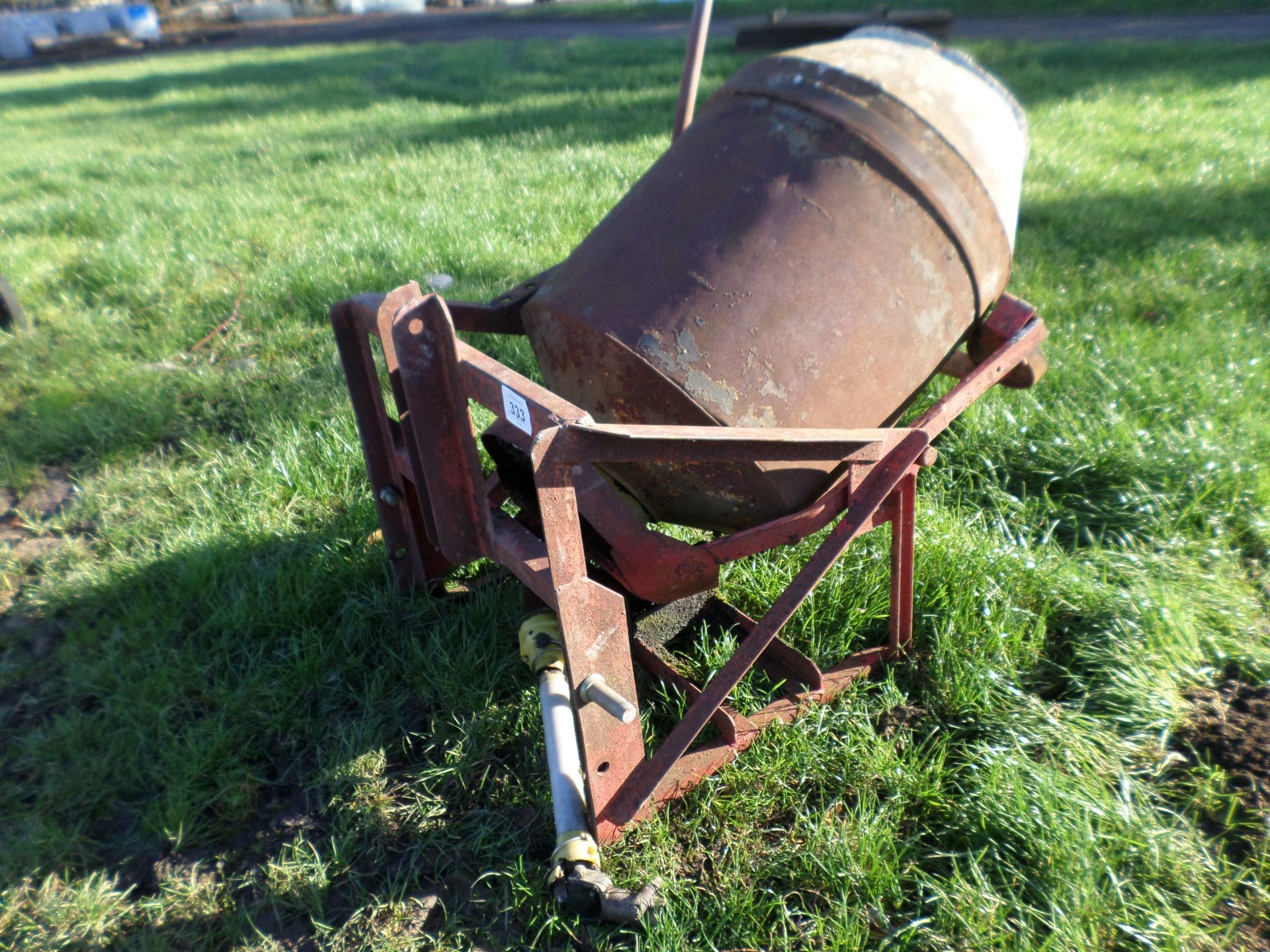 Teagle tractor mounted cement mixer