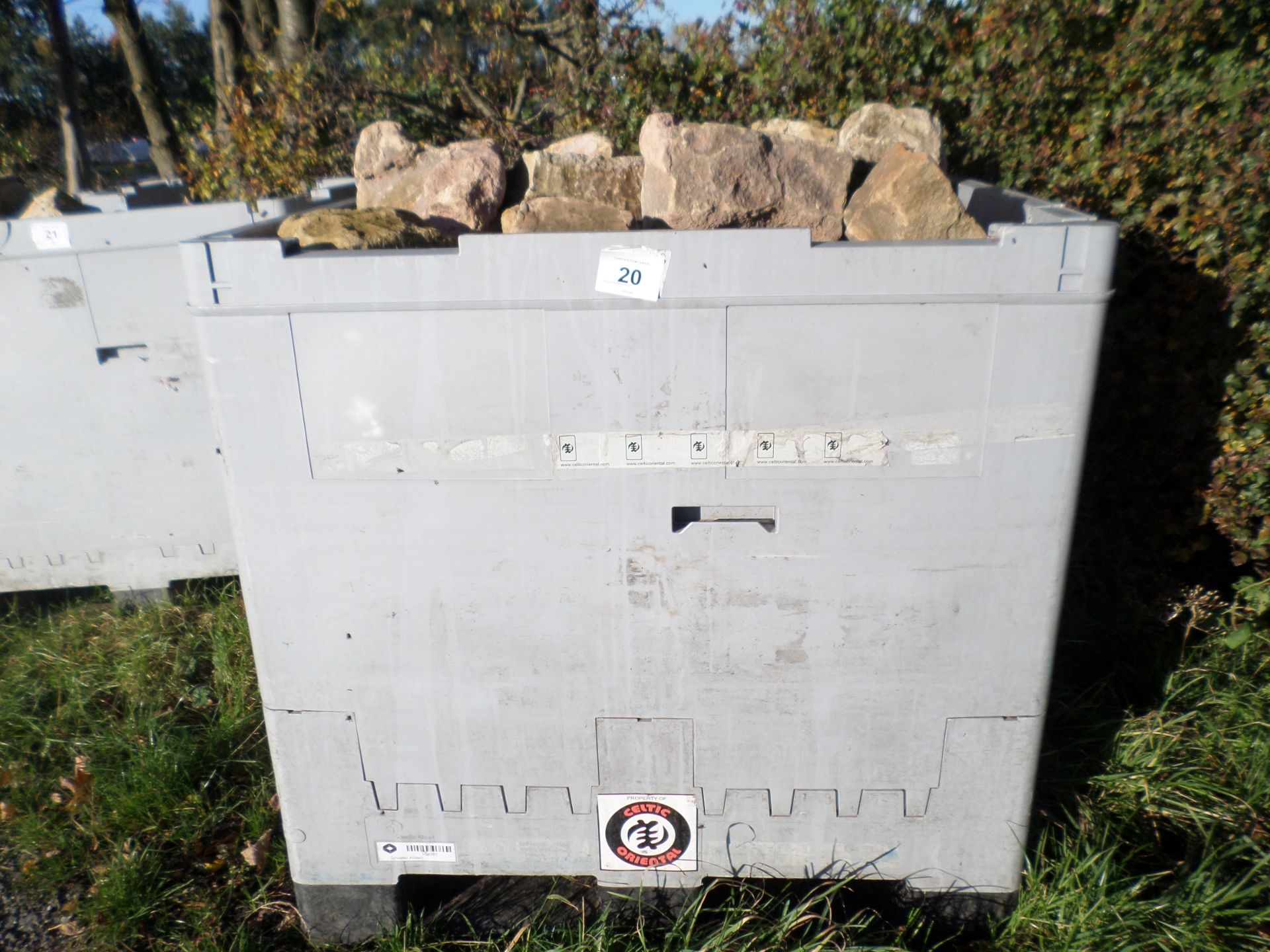 Pallet of building stone