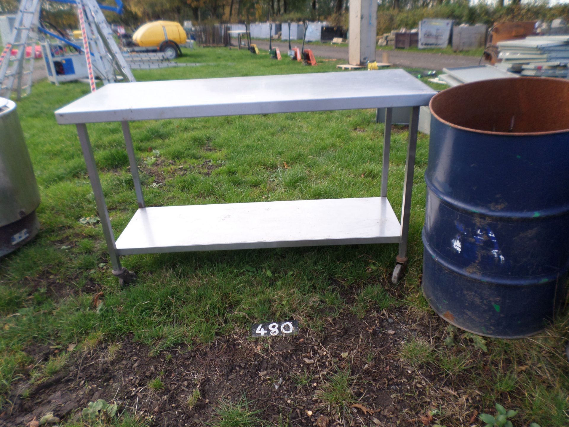 Stainless steel table NO VAT