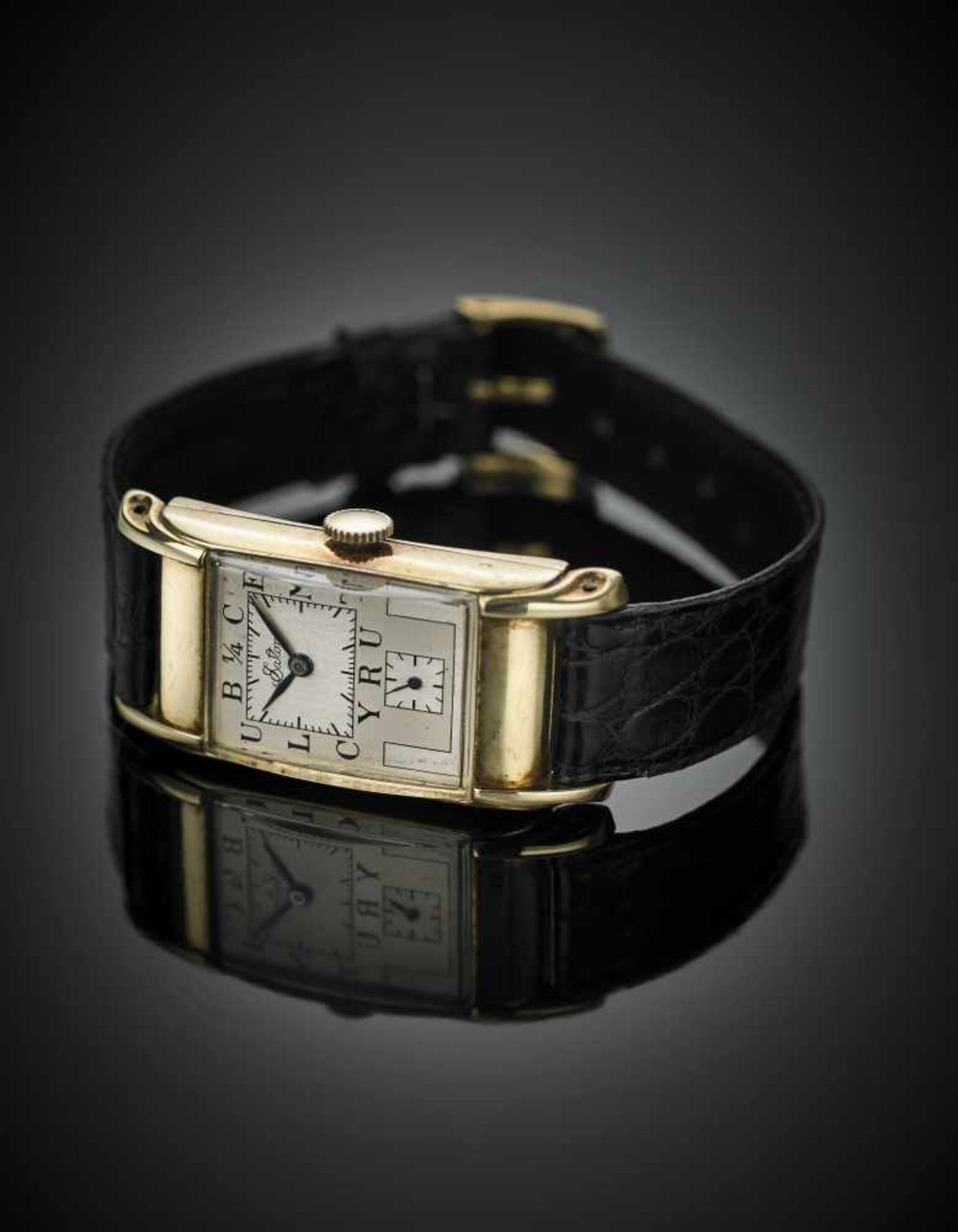 ROLEX PRINCE, MODELLO EATON CENTURY CLUB 1/4Gent's 14K gold wristwatch1950sDial, movement and case - Bild 2 aus 2