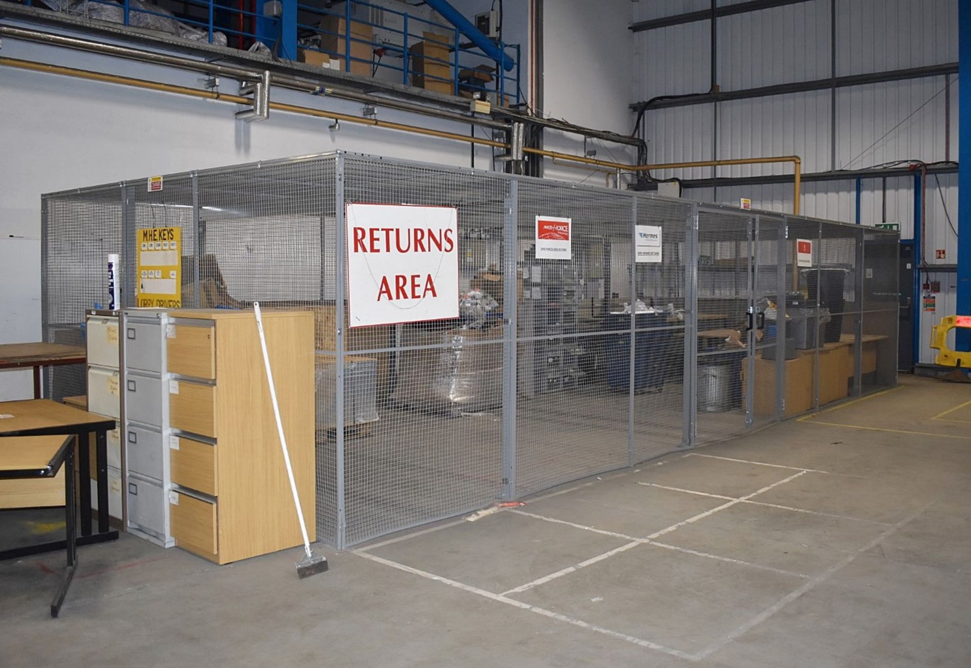 1 x Security Cage Enclosure For Warehouses - Ideal For Storing High Value Stock or Hazardous Goods - - Image 2 of 12