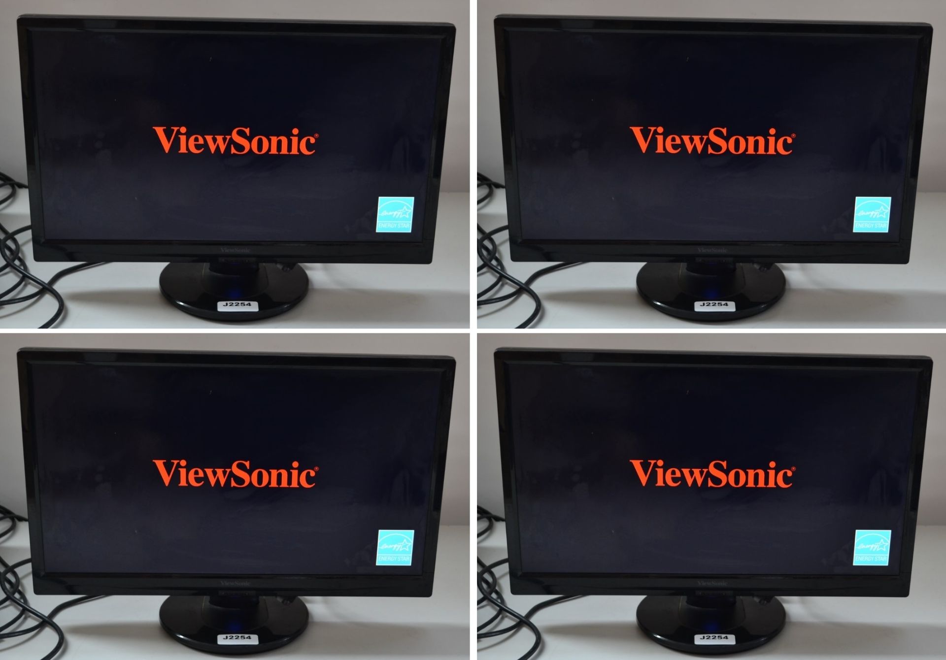 4 x View Sonic VA2246MLED 22" Widescreen PC Monitors - Ref J2254 - CL371 - Location: Altrincham WA14