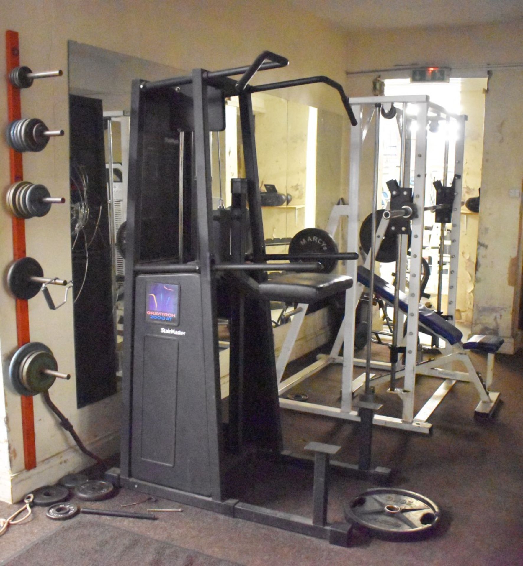 Contents of Bodybuilding and Strongman Gym - Includes Approx 30 Pieces of Gym Equipment, Floor Mats, - Image 2 of 95