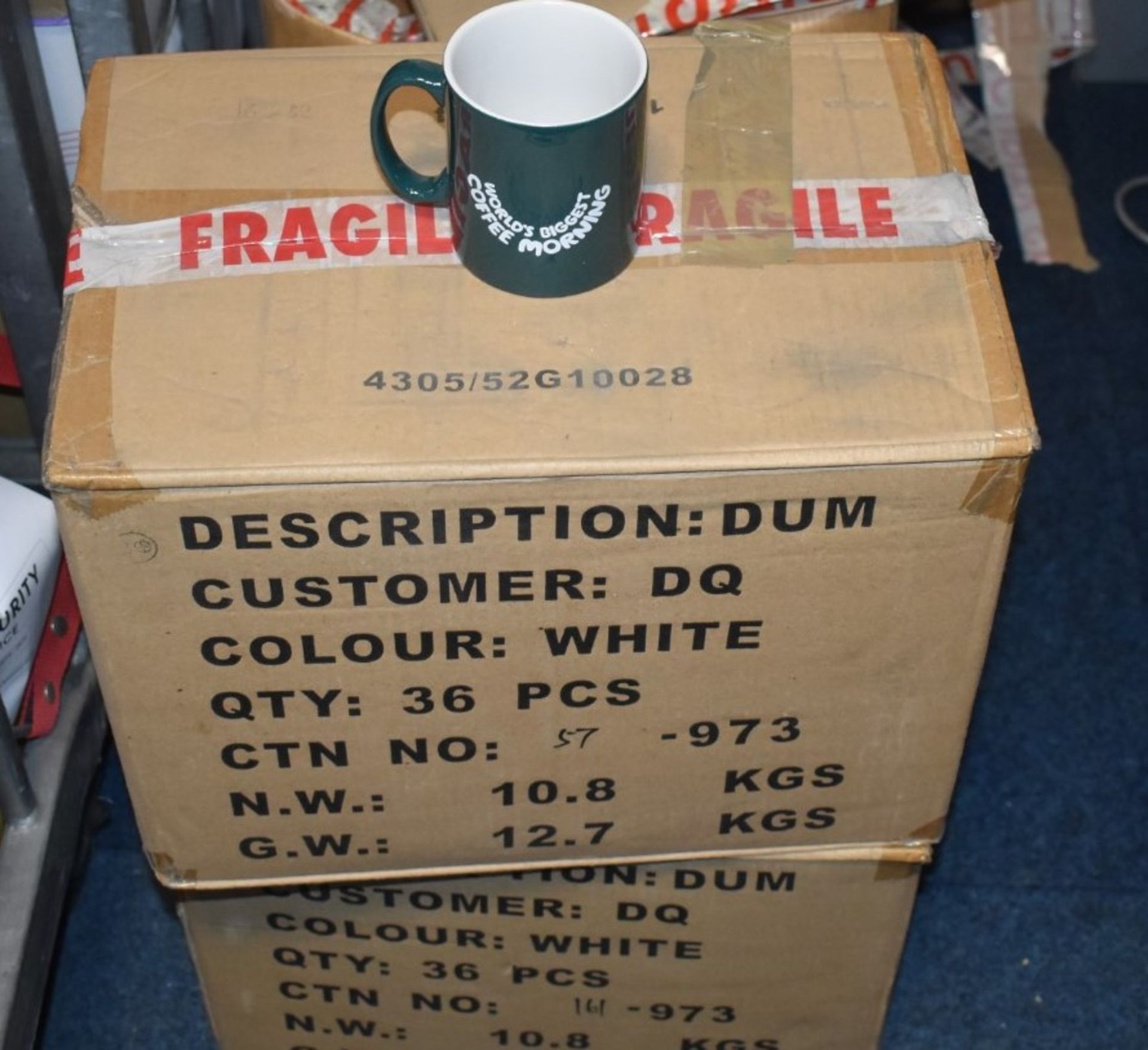 2 x Boxes of Unused Ceramic Cups - CL480 - Location: Nottingham NG15 SHORT NOTICE SALE!This item