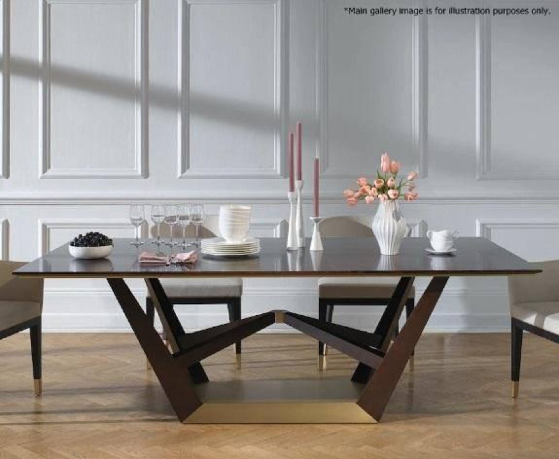 1 x PORADA Ellington Dining Table - 2.2 Metres In Length - Original RRP £7,495