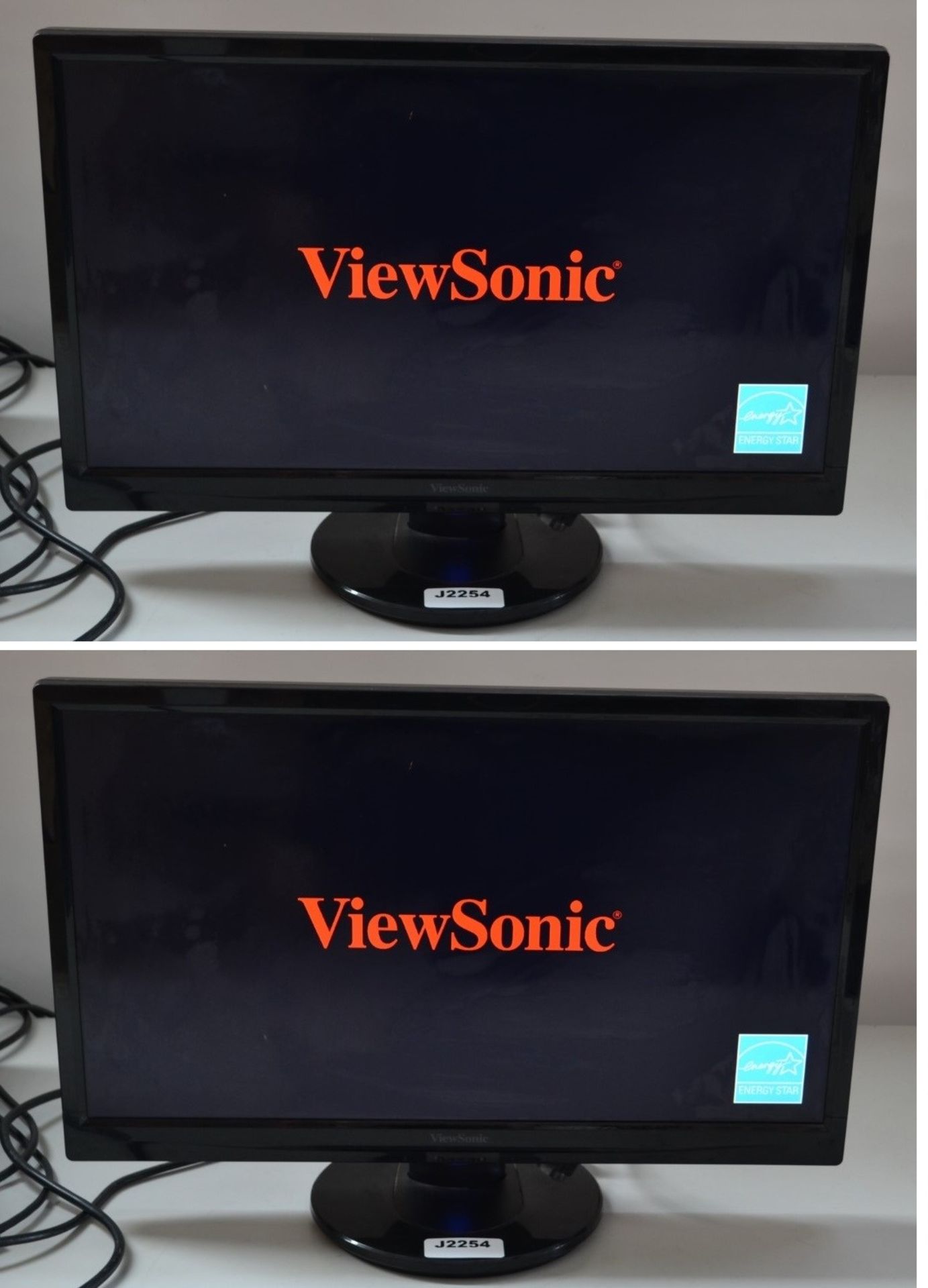 2 x View Sonic VA2246MLED 22" Widescreen PC Monitors - Ref J2255 - CL371 - Location: Altrincham WA14
