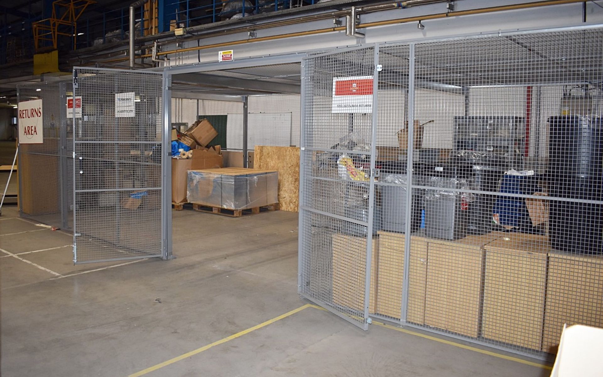 1 x Security Cage Enclosure For Warehouses - Ideal For Storing High Value Stock or Hazardous Goods - - Image 3 of 12