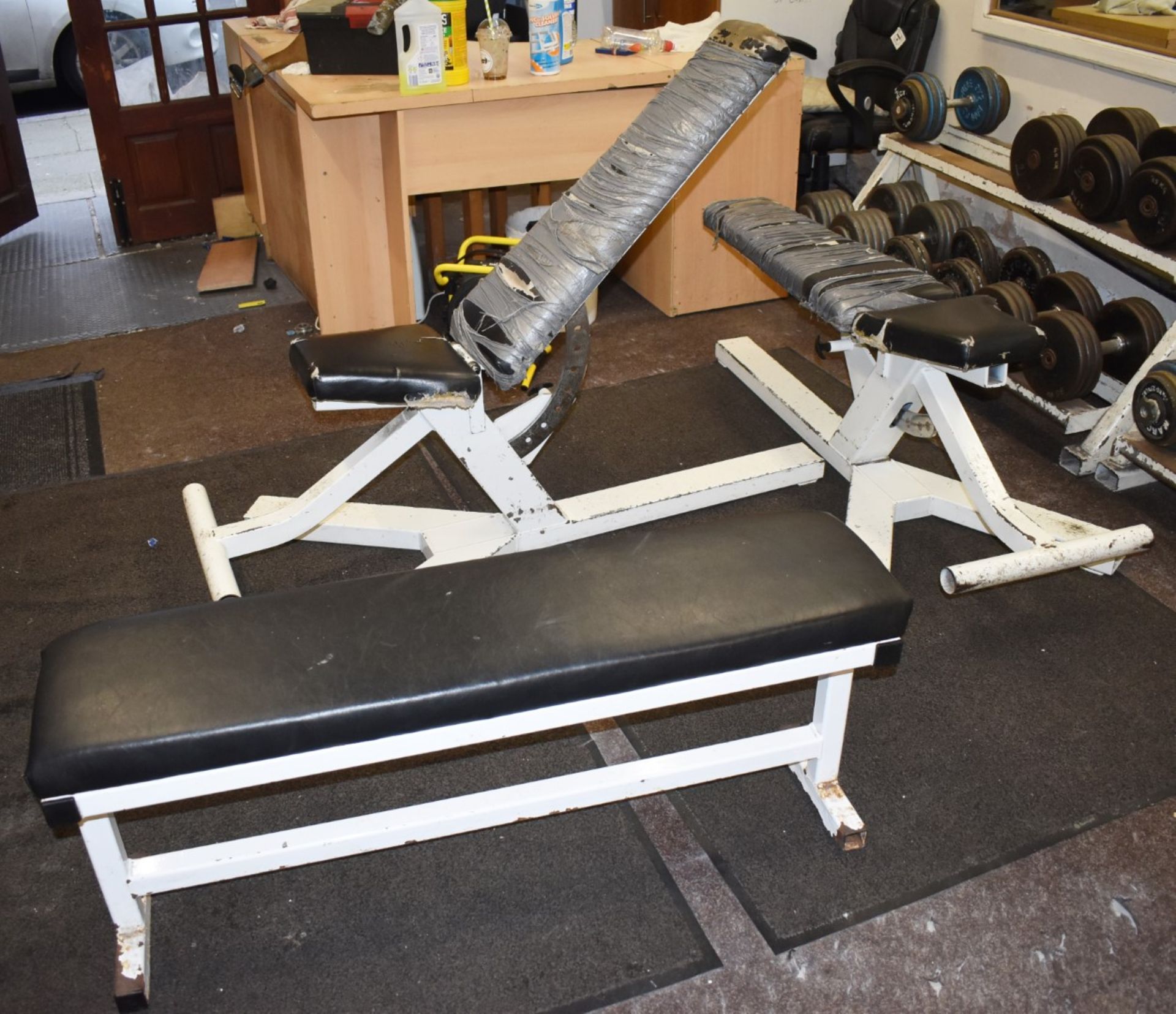 Contents of Bodybuilding and Strongman Gym - Includes Approx 30 Pieces of Gym Equipment, Floor Mats, - Image 29 of 95