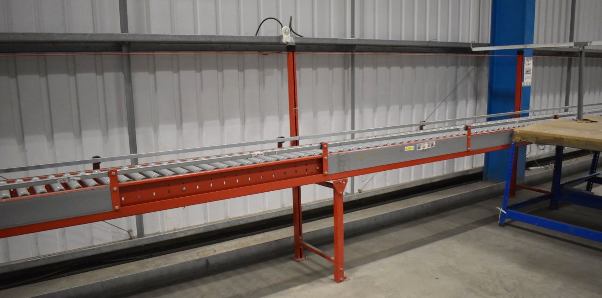 1 x Powered Conveyor Roller System - To Be Removed From Distribution Centre - Approx 140ft in Length - Image 8 of 22