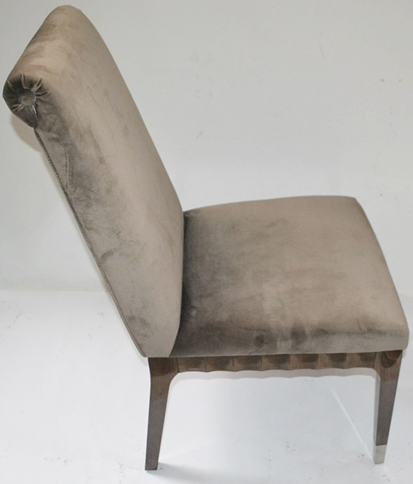 6 x GIORGIO COLLECTION 'Absolute' Italian Designer Dining Chairs - Pre-owned In Good Overall - Image 4 of 16