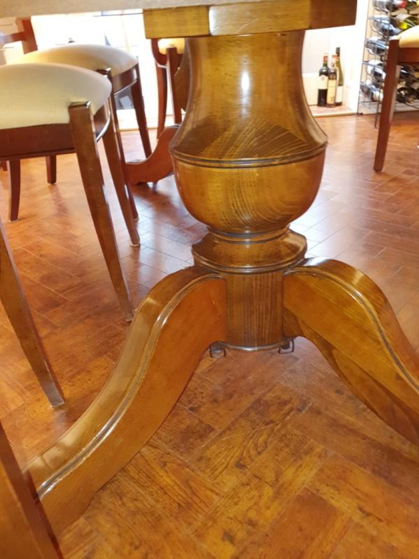 1 x GRANGE Dining Table in Solid Cherry Wood with 8 Matching Chairs - CL473 - Location: Bowdon WA14 - Image 8 of 18