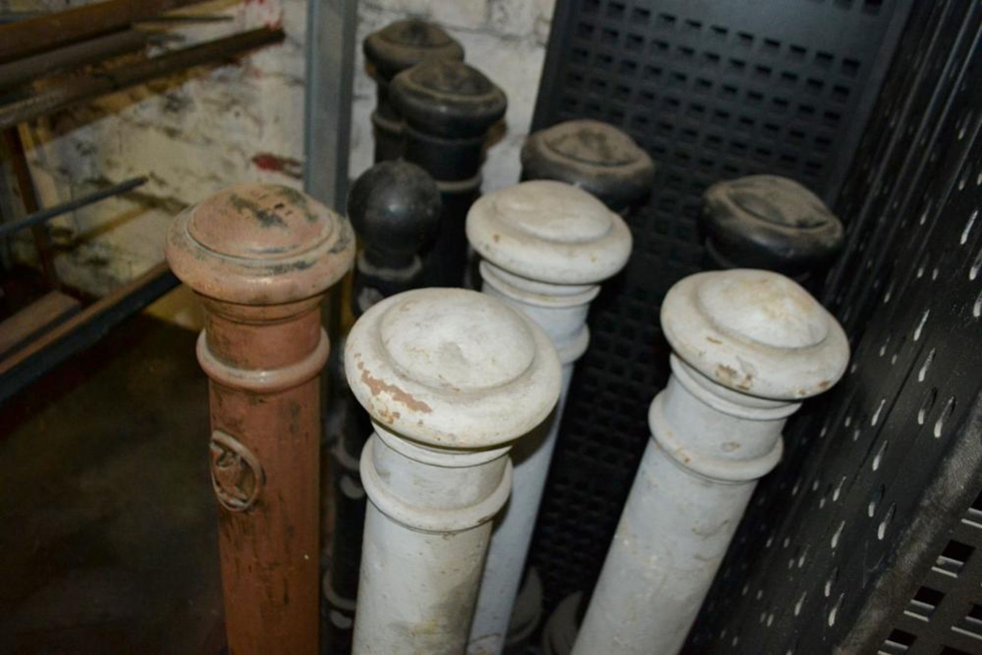 11 x Cast Iron Bollards in White, Black and Matt Bronze - CL464 - Location: Liverpool L19 - Image 9 of 15