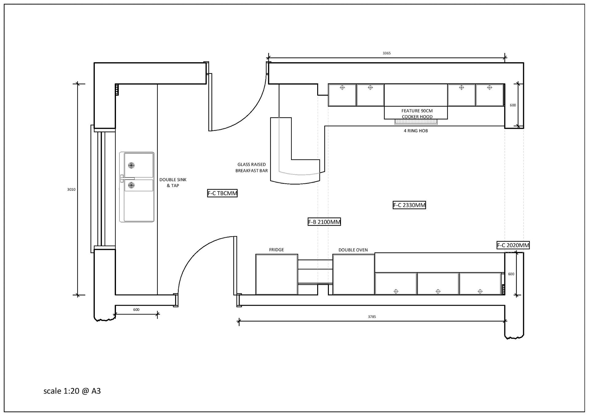 2-Tone Bespoke Kitchen with Integrated NEFF Appliances - CL472 - Location: Blackburn BB5 - NO VAT - Image 14 of 14