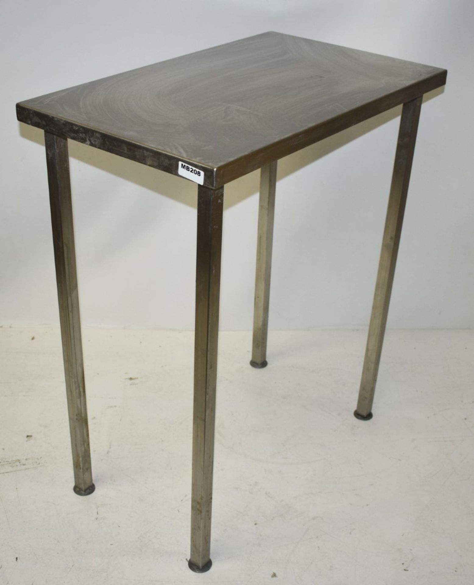 1 x Stainless Steel Fill In Prep Bench - H90 x W46 x D76 cms - CL453 - Ref MB208 - Location: