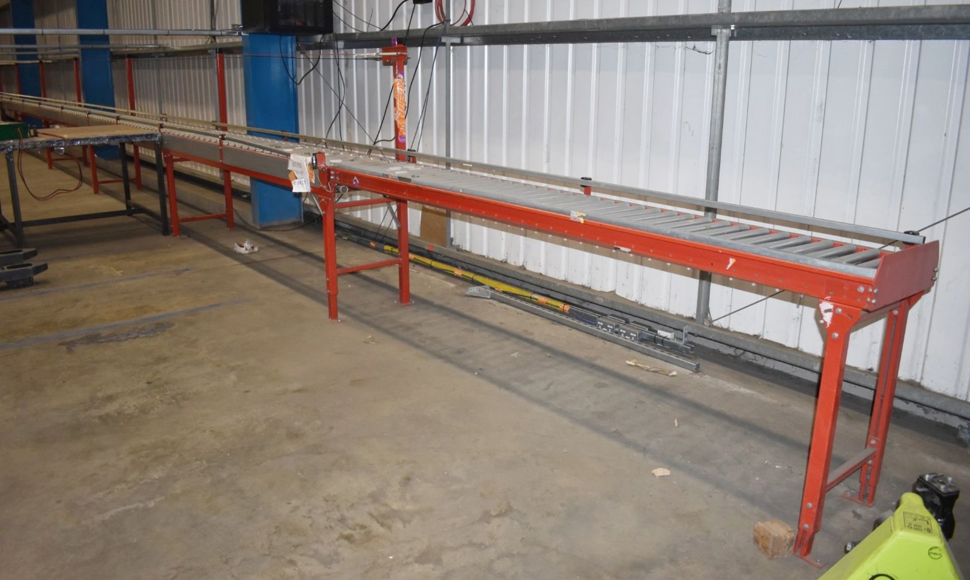 1 x Powered Conveyor Roller System - To Be Removed From Distribution Centre - Approx 140ft in Length - Image 20 of 22